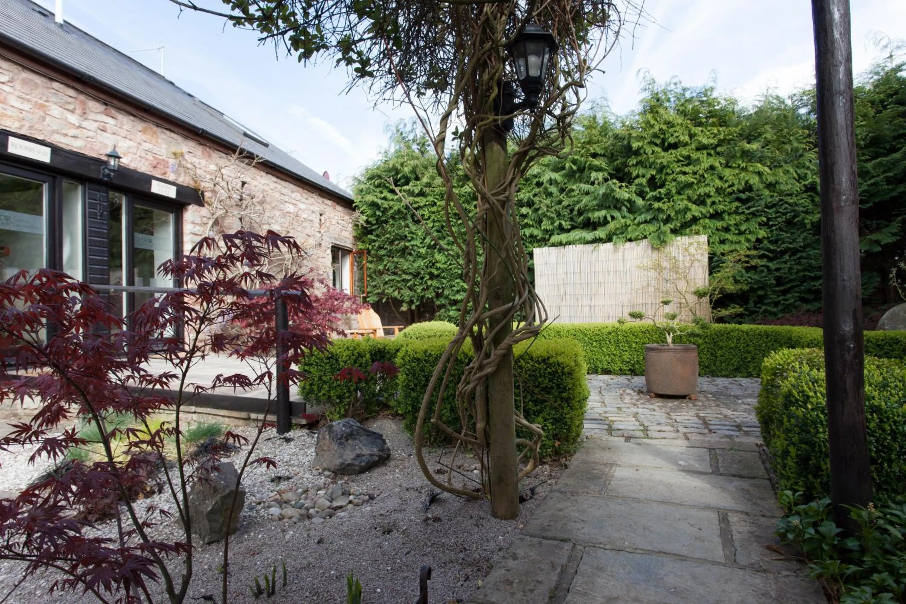 Facade/entrance in Tudor Farmhouse Hotel