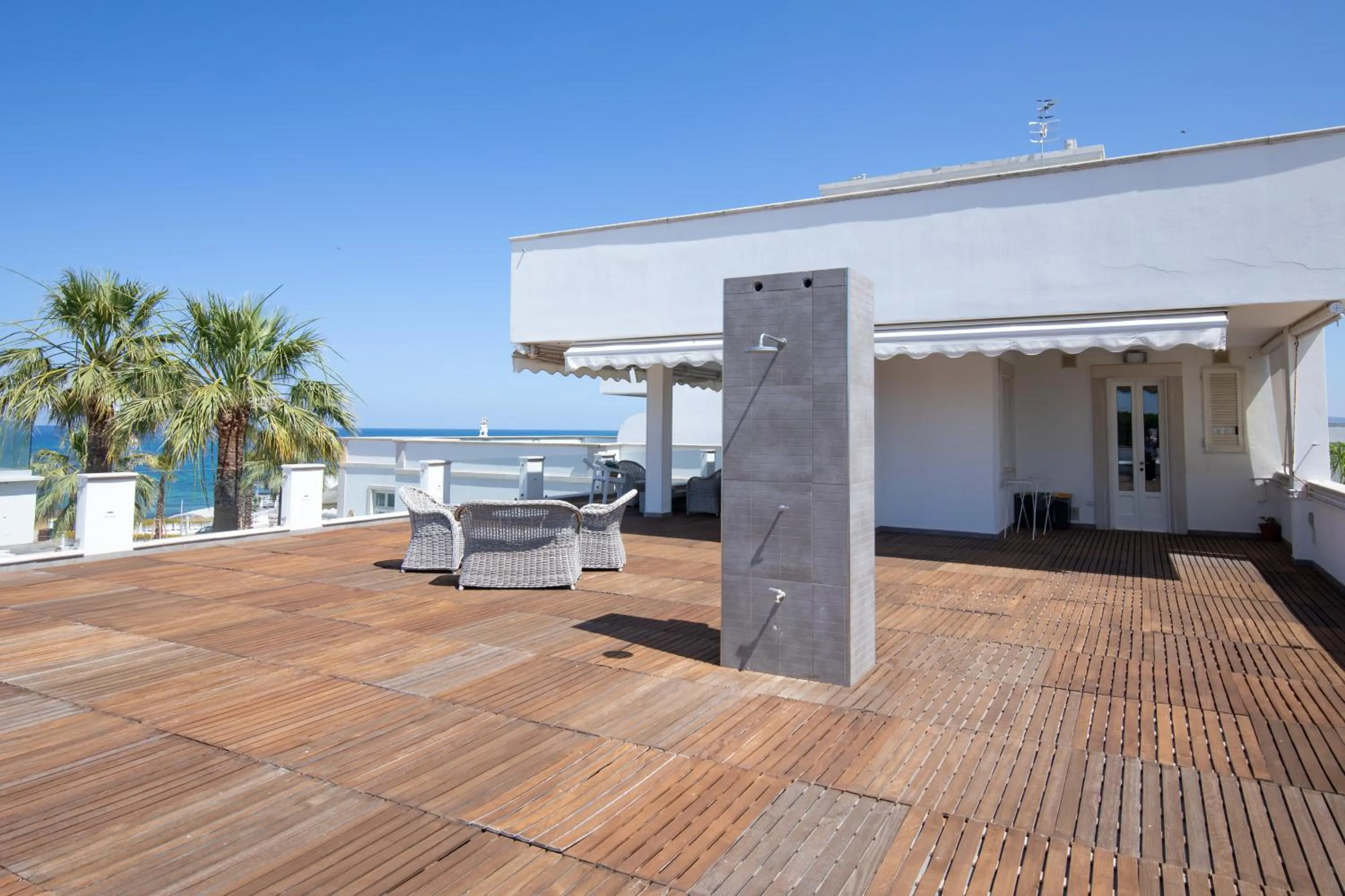Balcony/Terrace in Bianco Riccio Suite Hotel