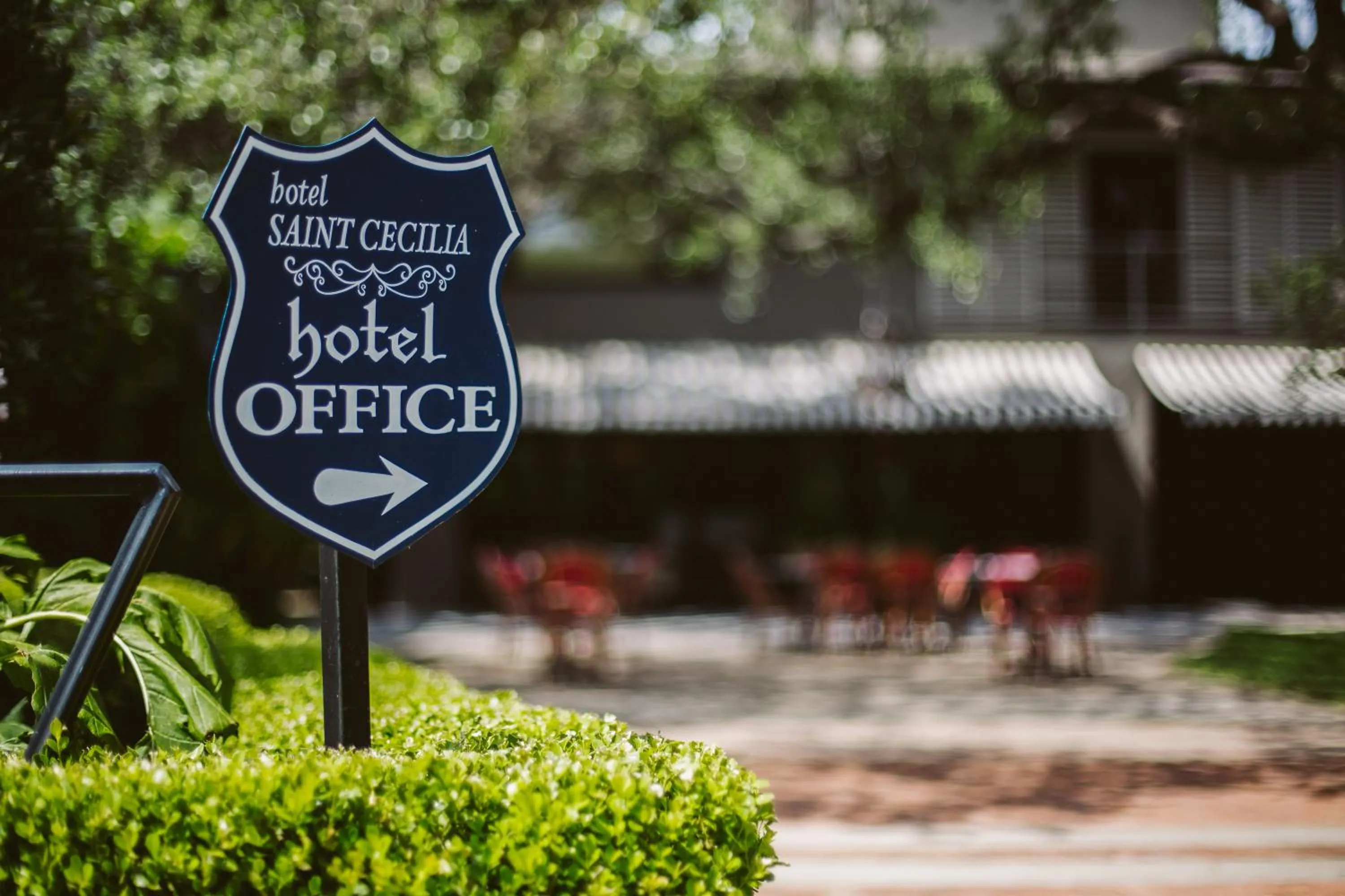 Property logo or sign in Hotel Saint Cecilia