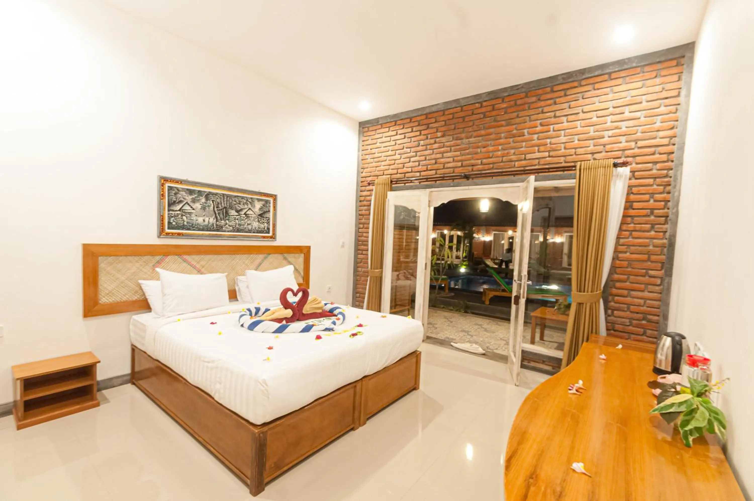 Bedroom, Bed in Kubuku Eco Dive Lodge and Yoga