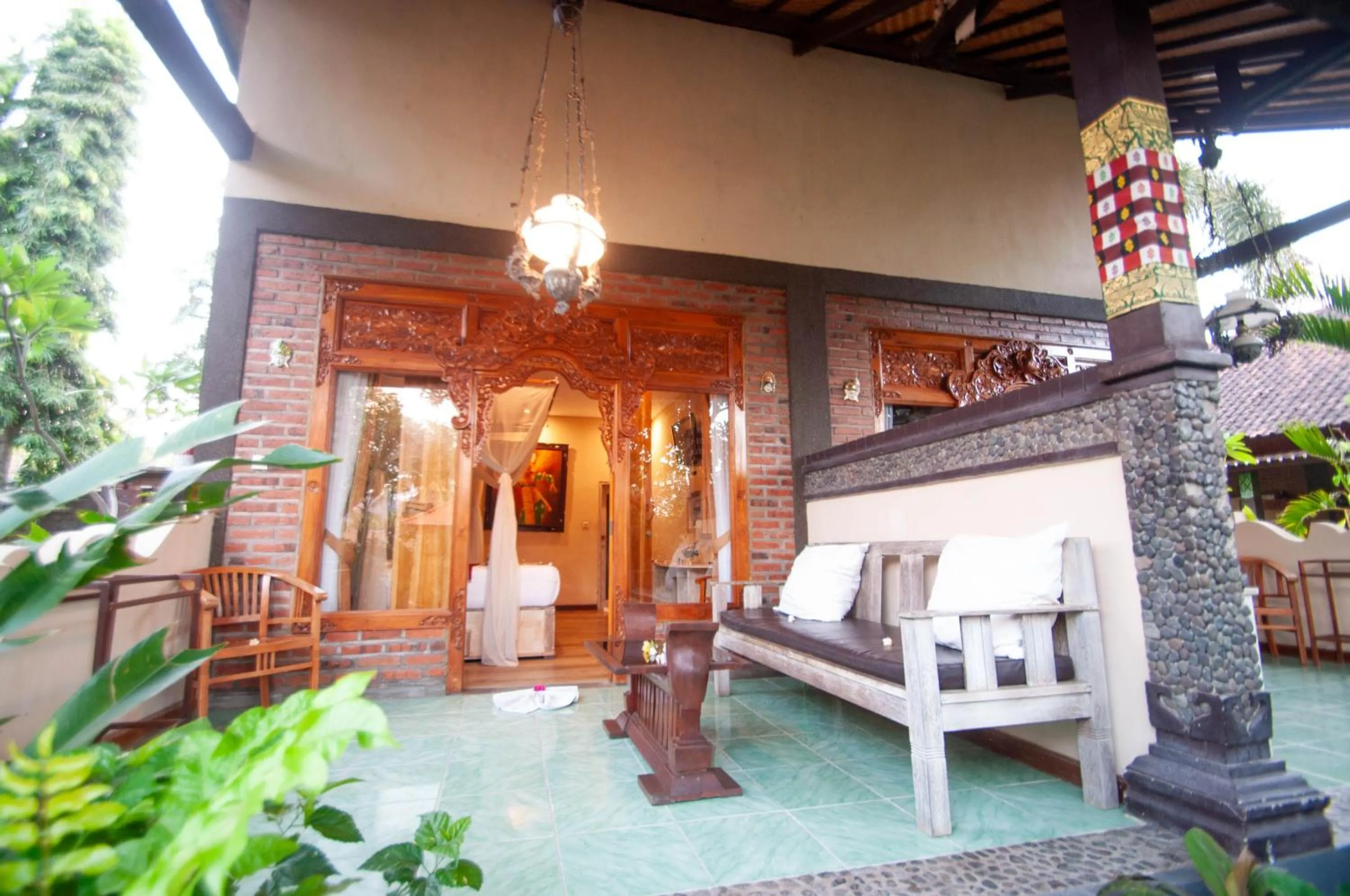 Balcony/Terrace in Kubuku Eco Dive Lodge and Yoga