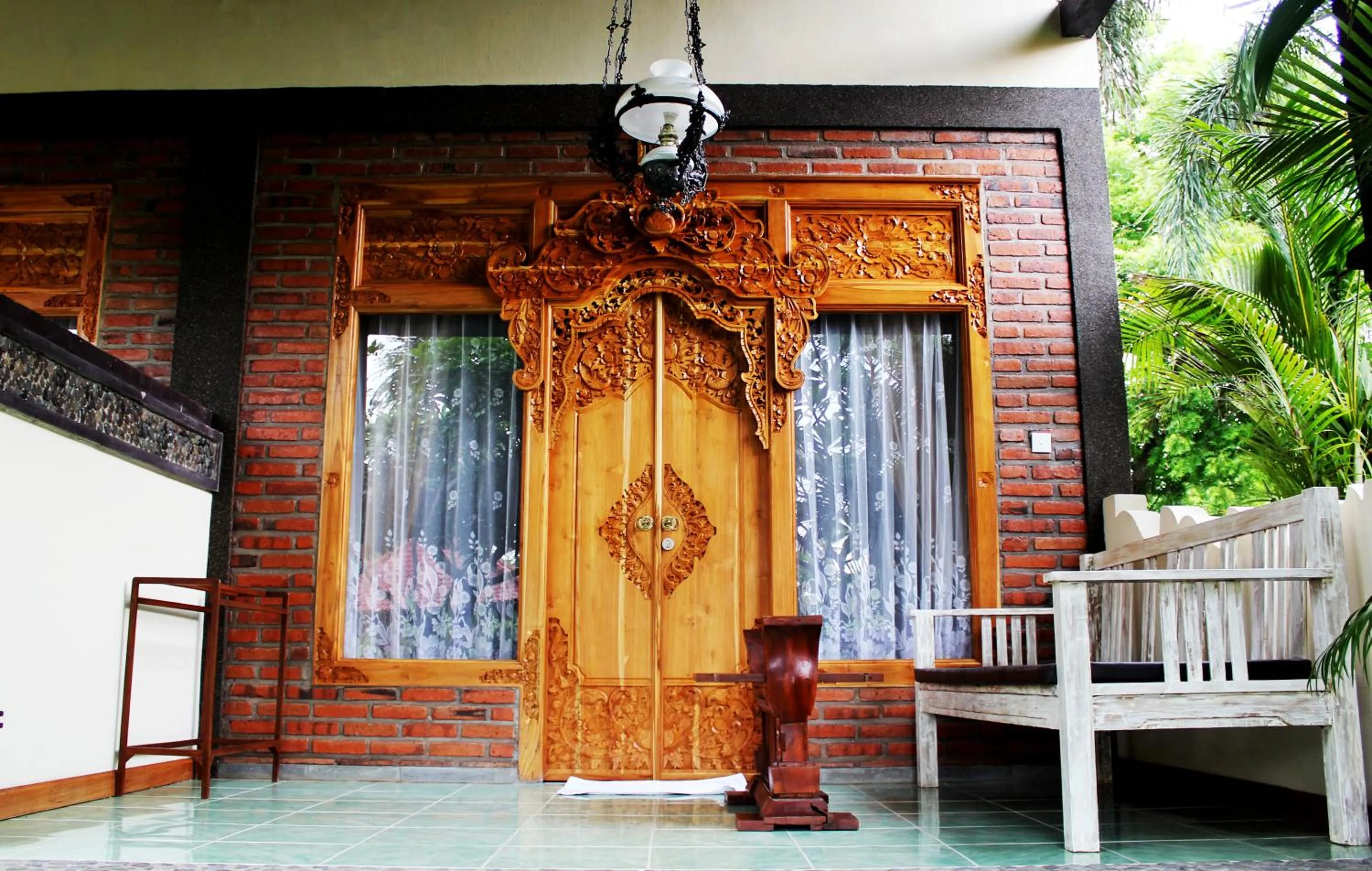 Mountain view in Kubuku Eco Dive Lodge and Yoga