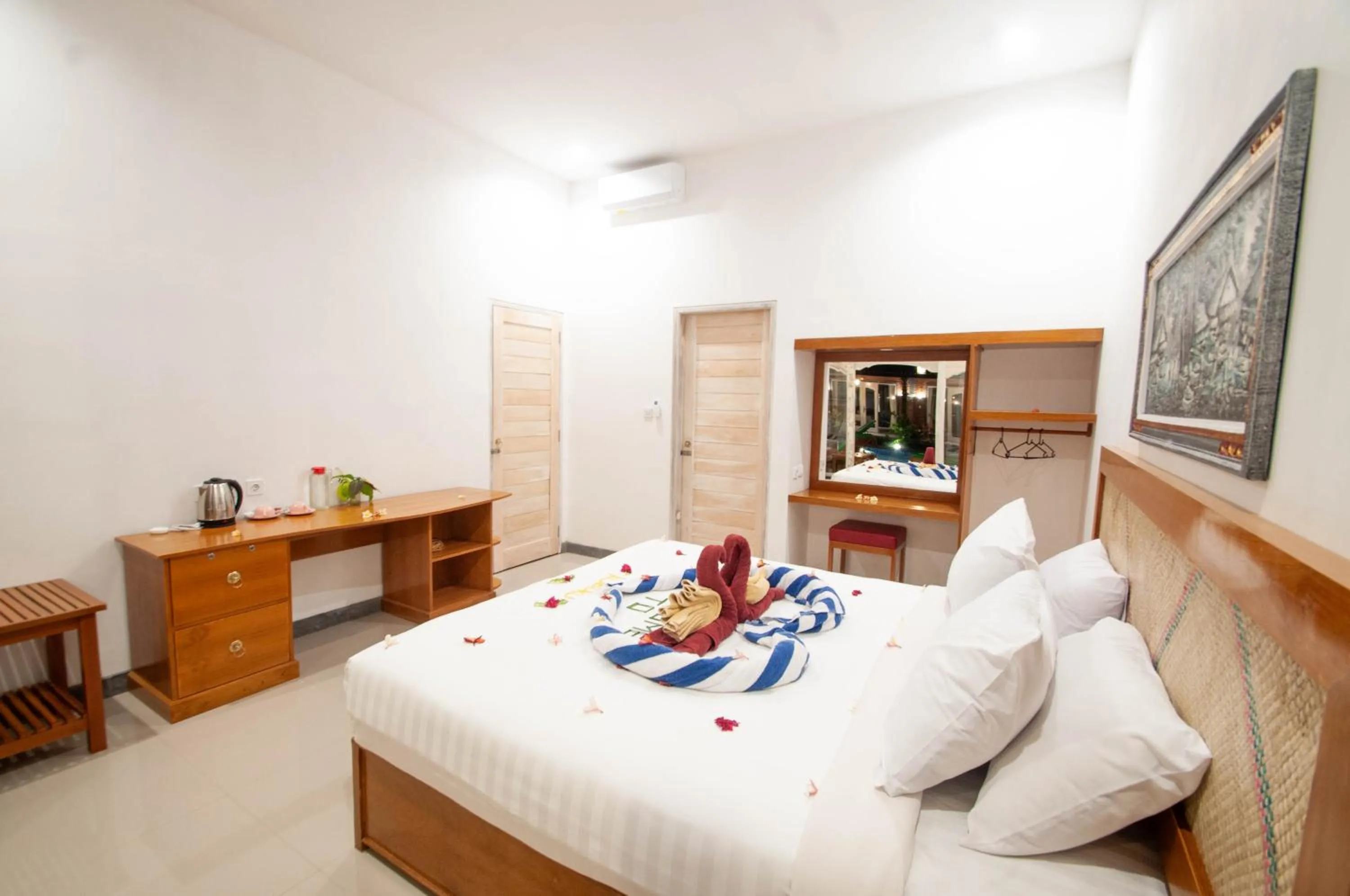 Bedroom, Bed in Kubuku Eco Dive Lodge and Yoga