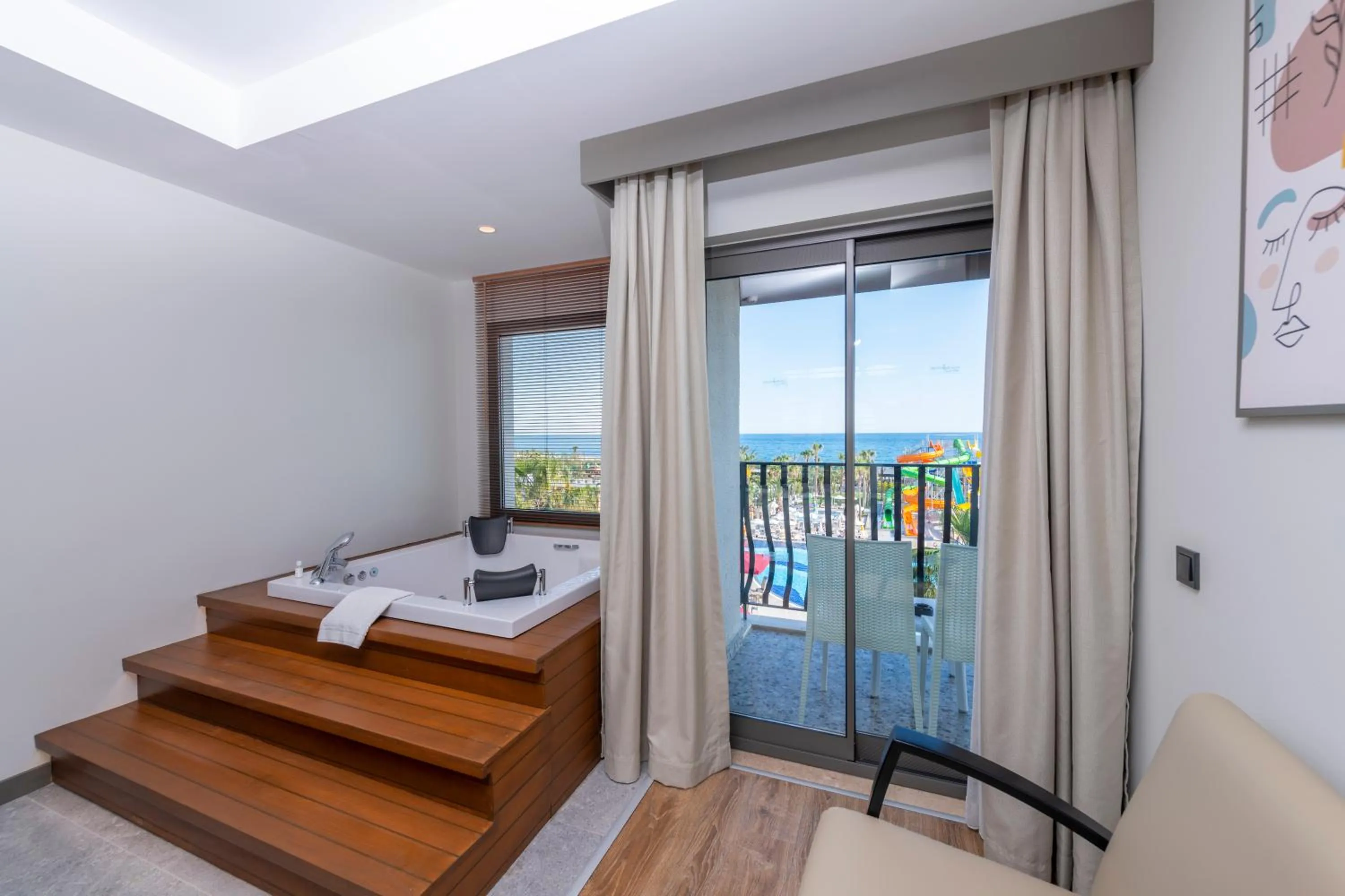 View (from property/room), Bed in Belek Beach Resort Hotel