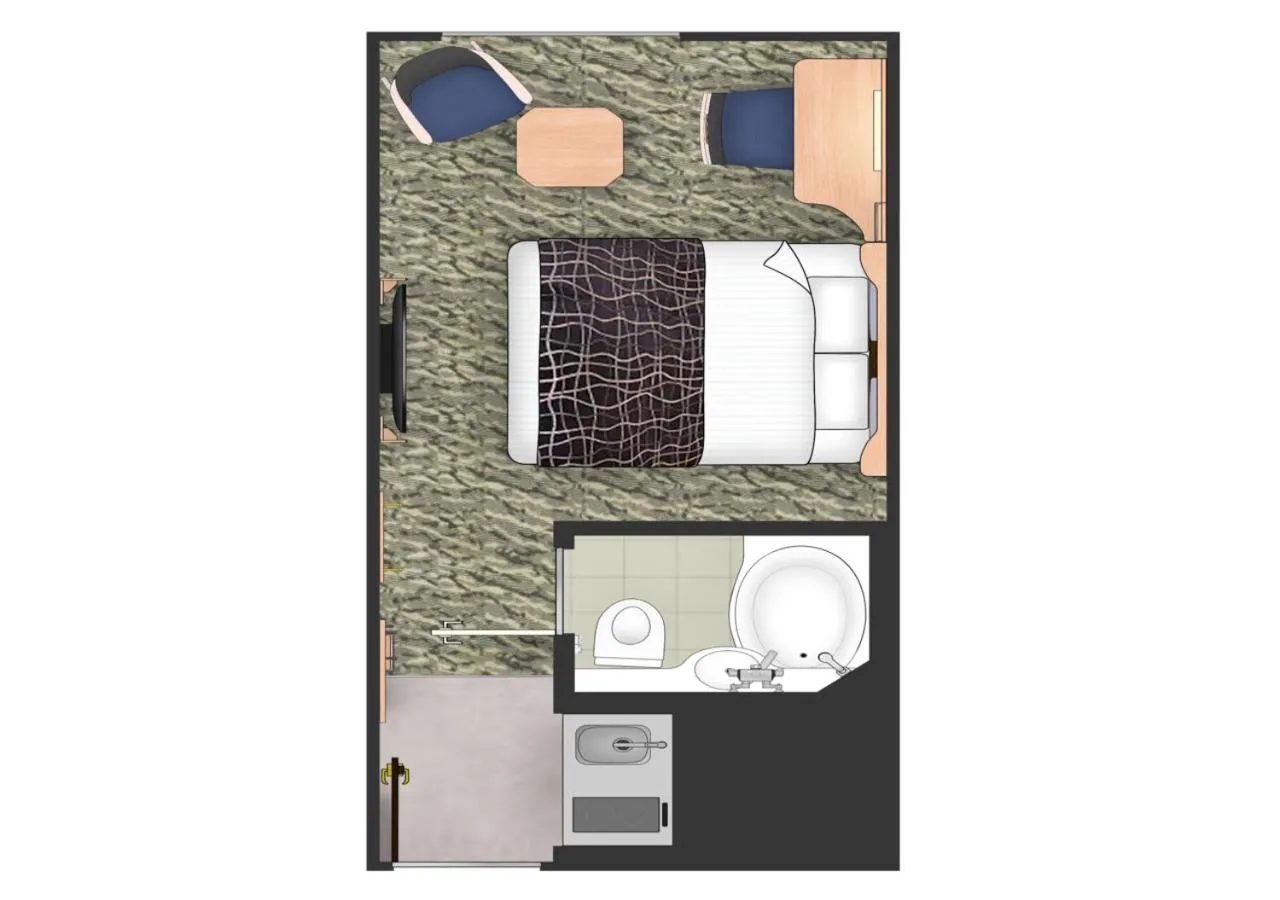 Floor plan in APA Hotel Kyoto Gion Excellent