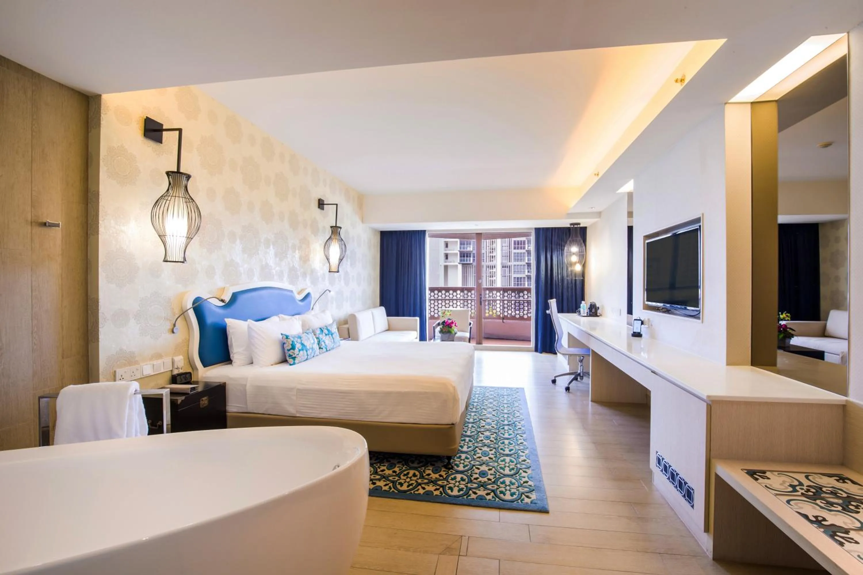 Bedroom, Bed in Village Hotel Katong by Far East Hospitality