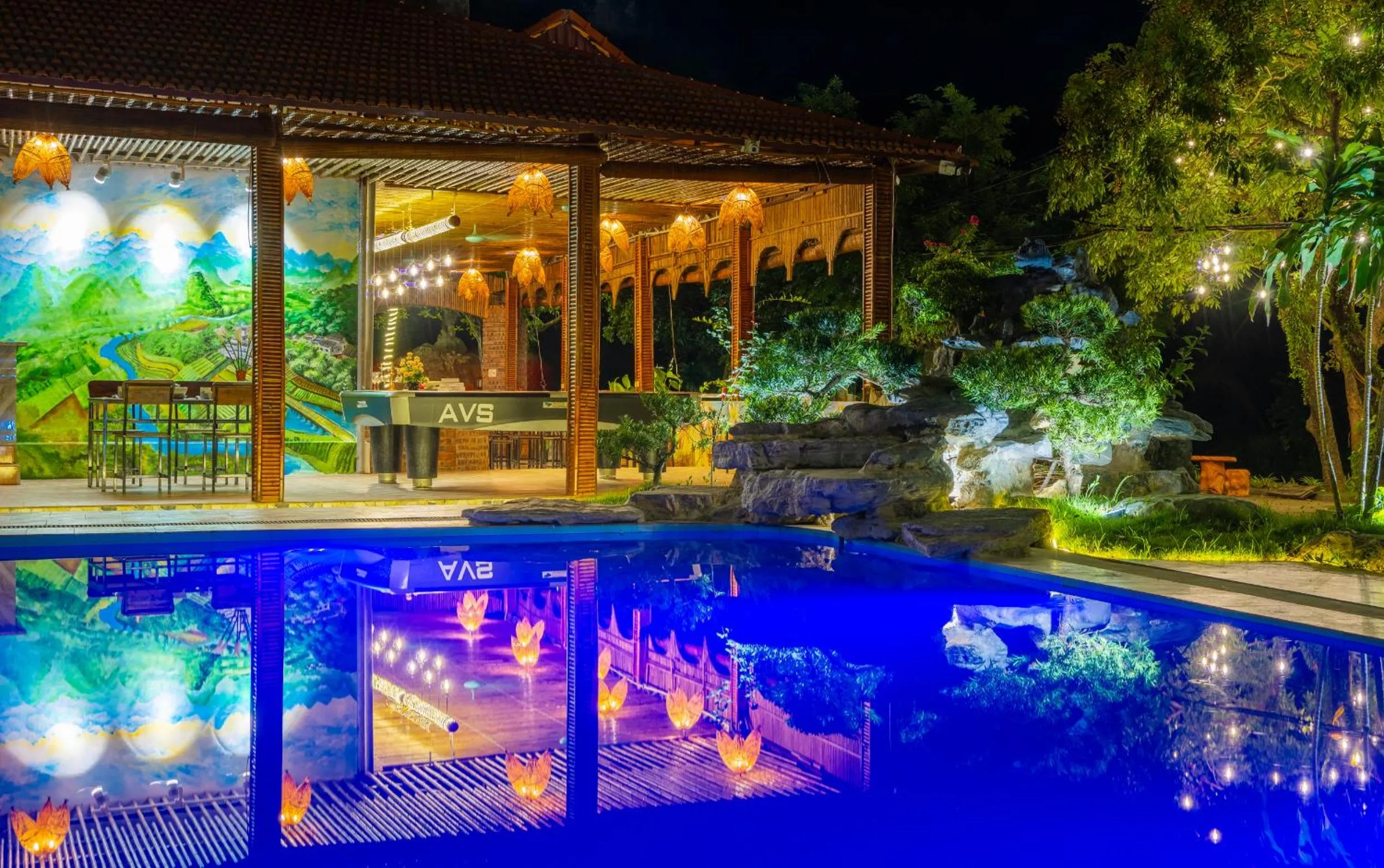 Night in Trang An Spring Garden Homestay