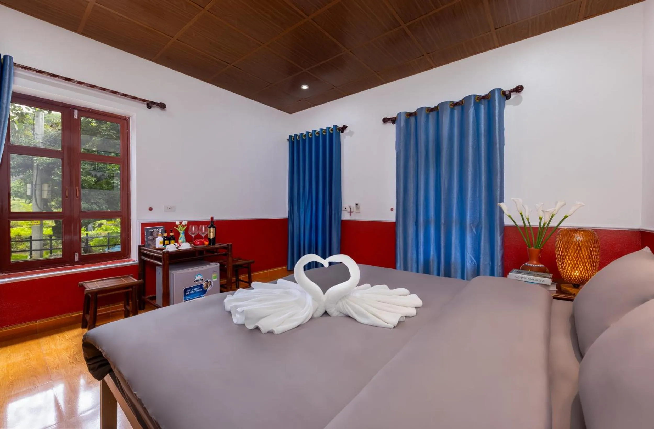 Bed in Trang An Spring Garden Homestay