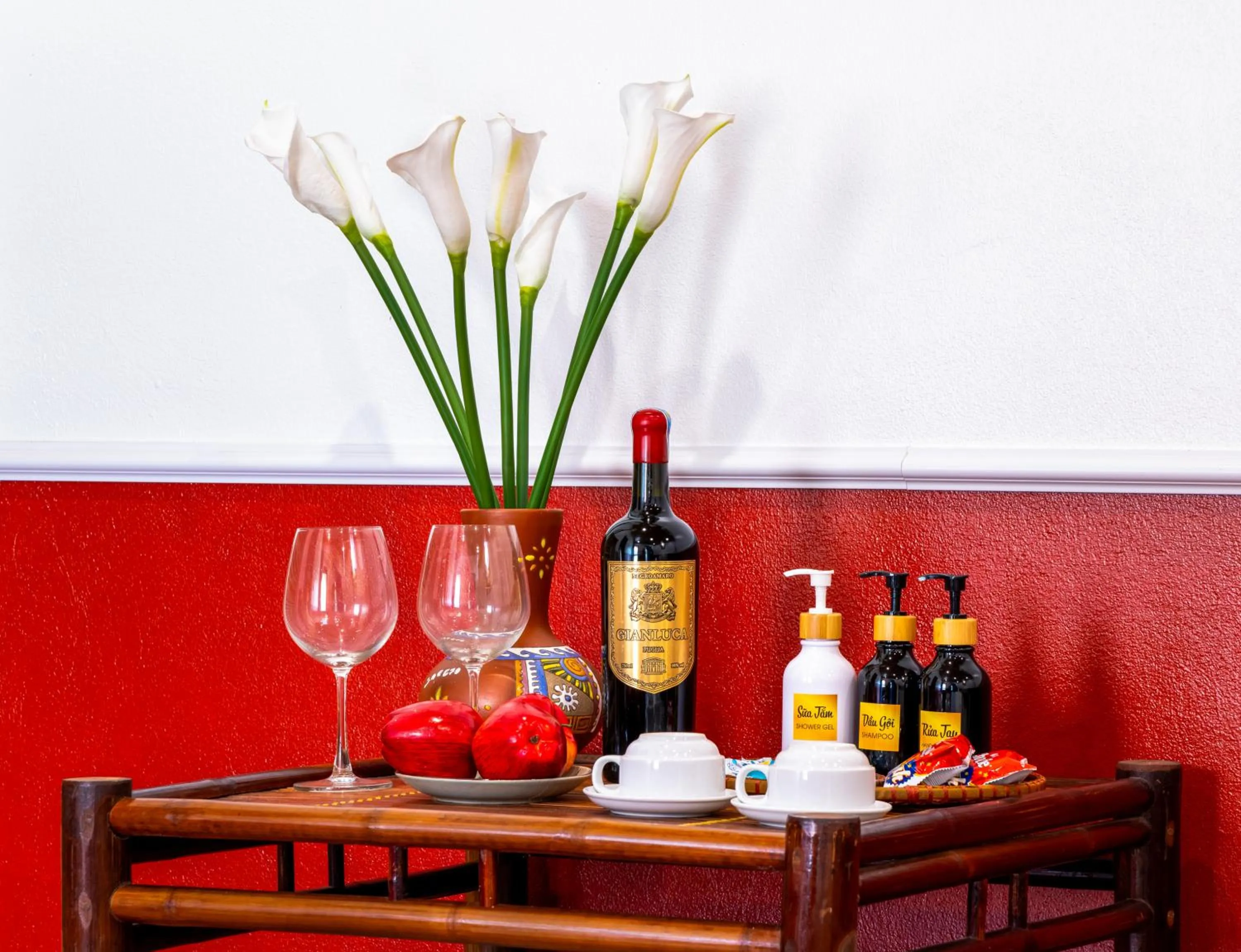 Dining area in Trang An Spring Garden Homestay