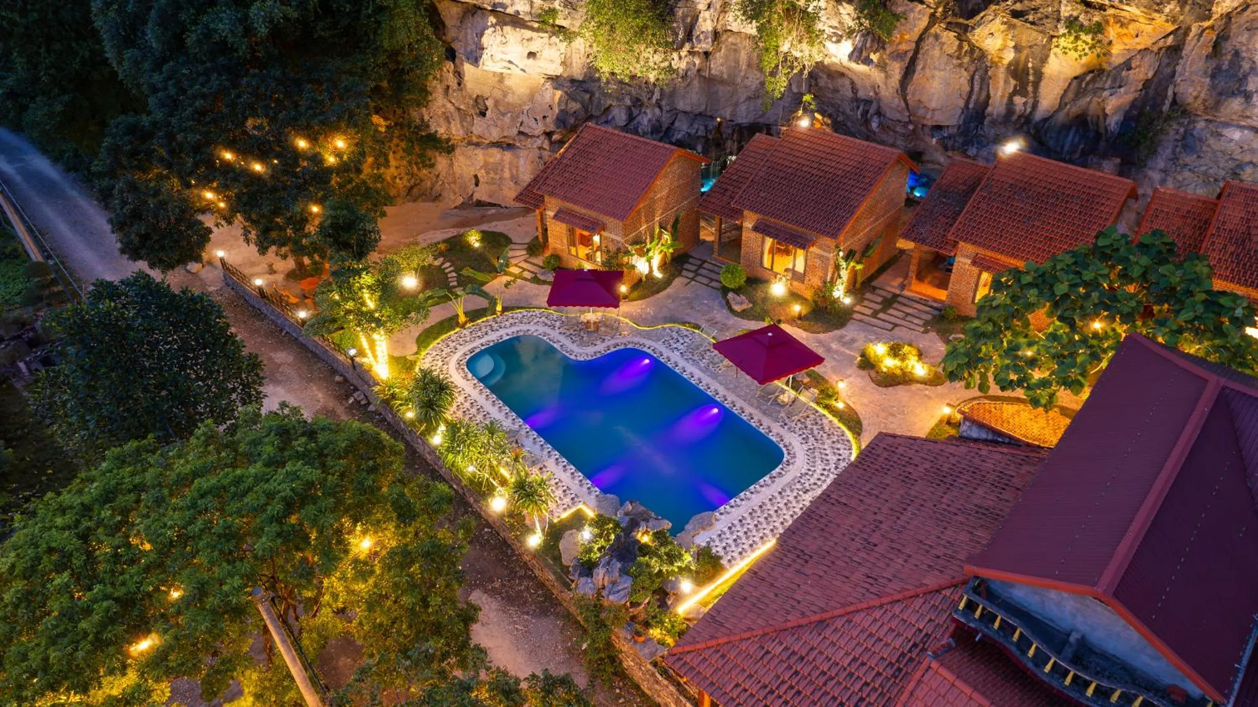 Bird's eye view in Trang An Spring Garden Homestay