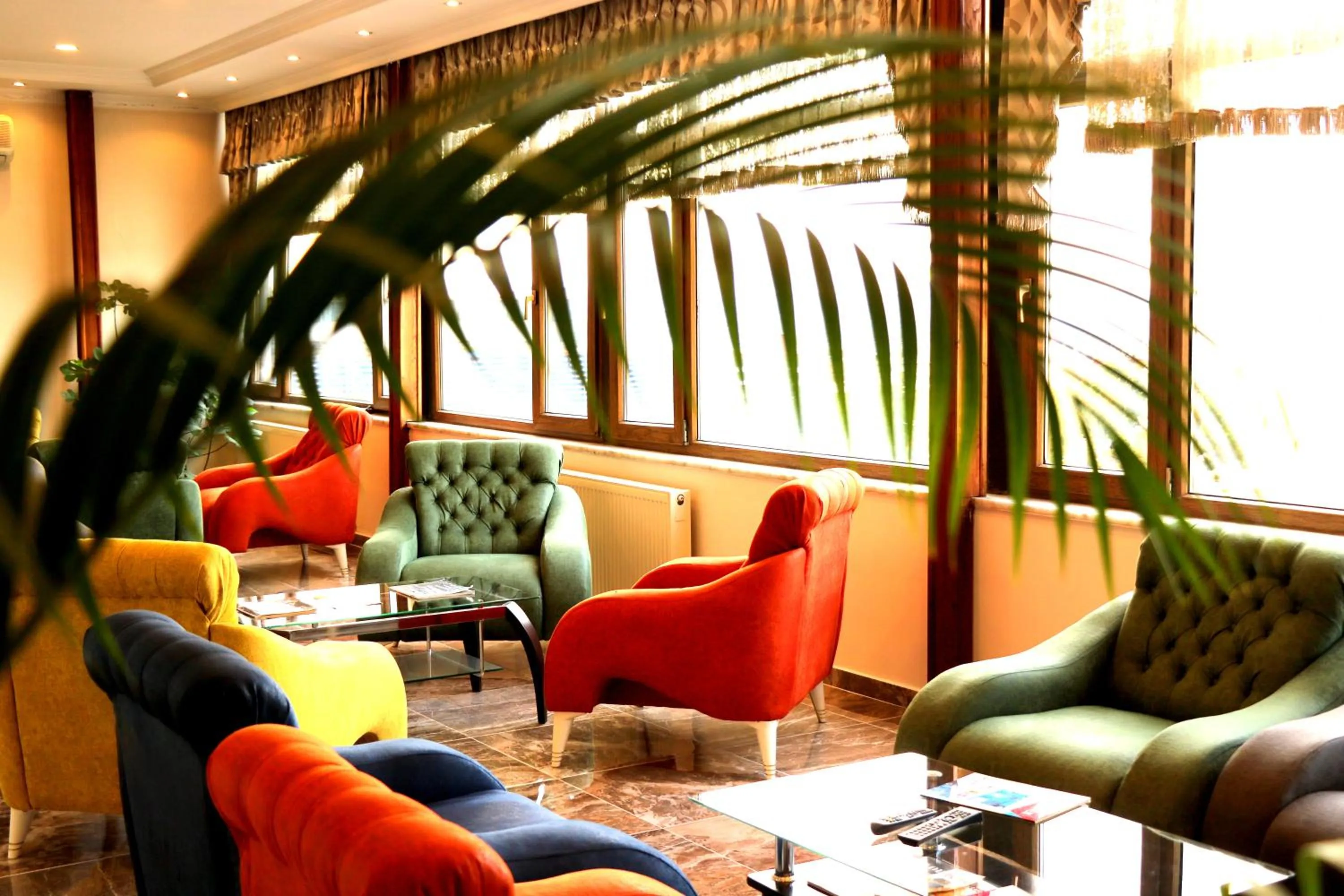 Lobby or reception in Ceylan Hotel