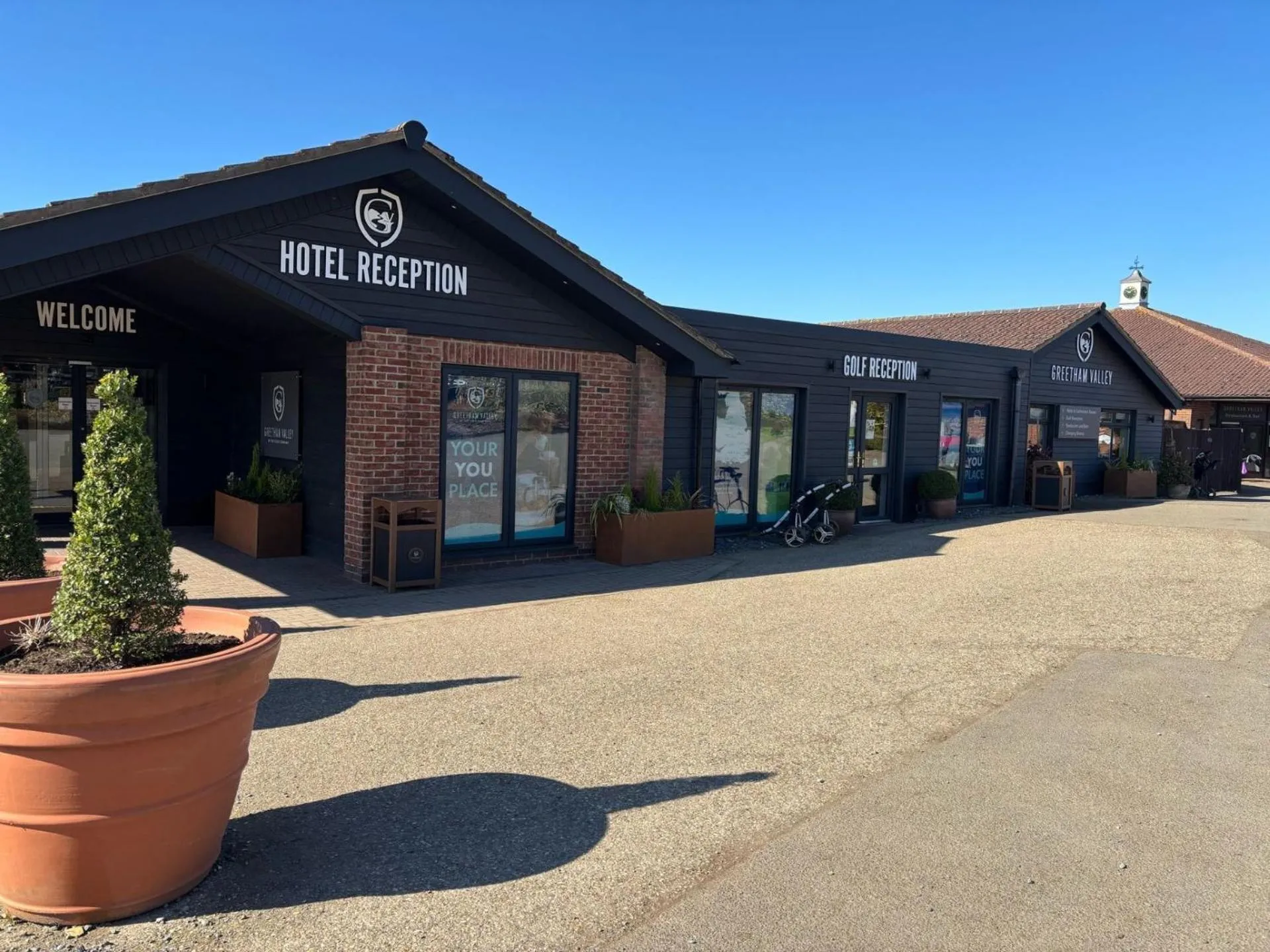 Property building in Greetham Valley