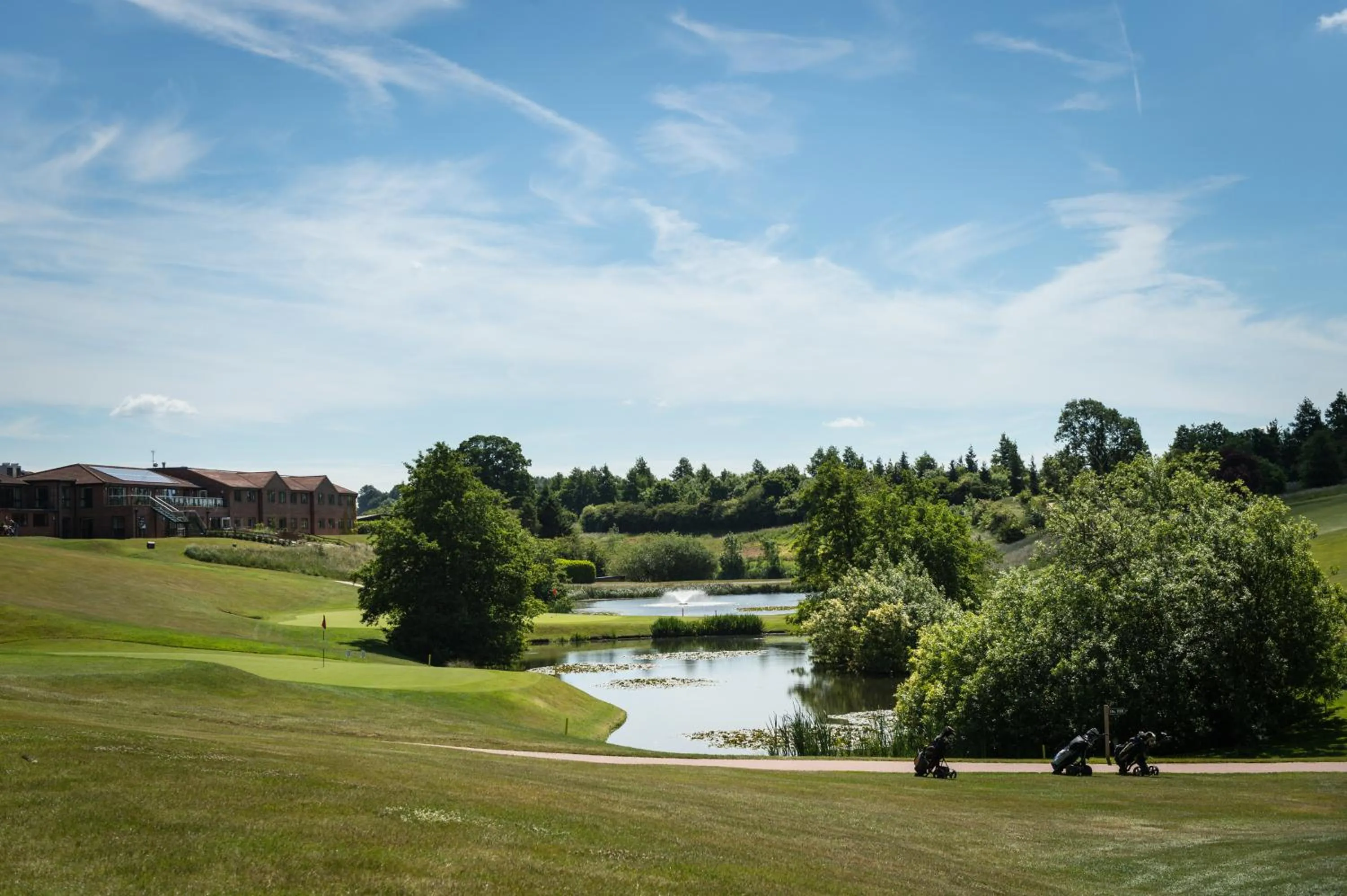 Golfcourse in Greetham Valley