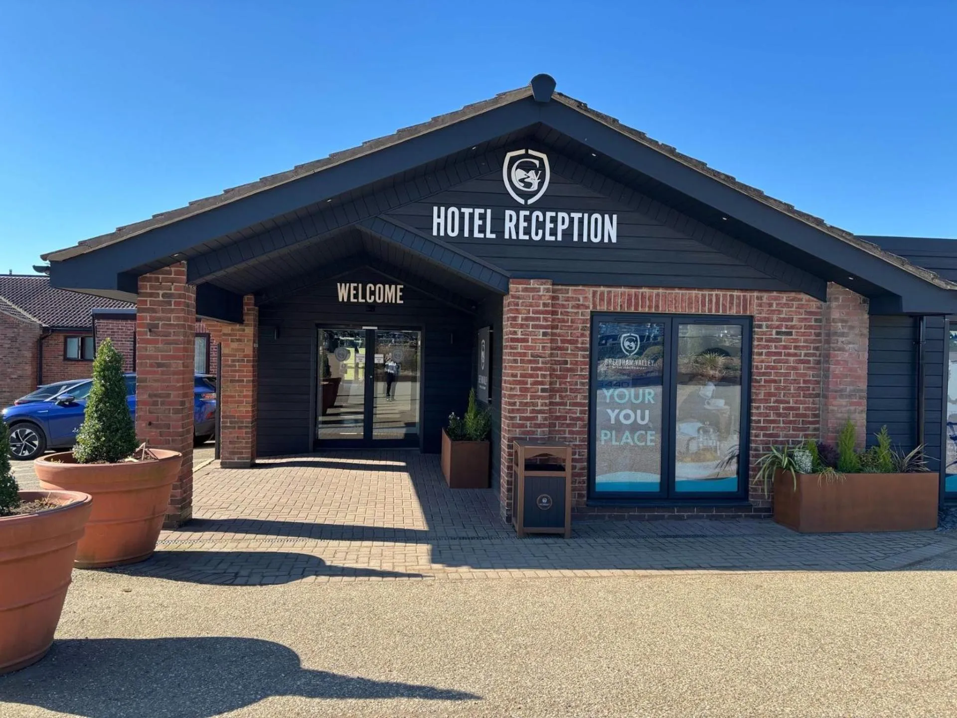 Property building in Greetham Valley