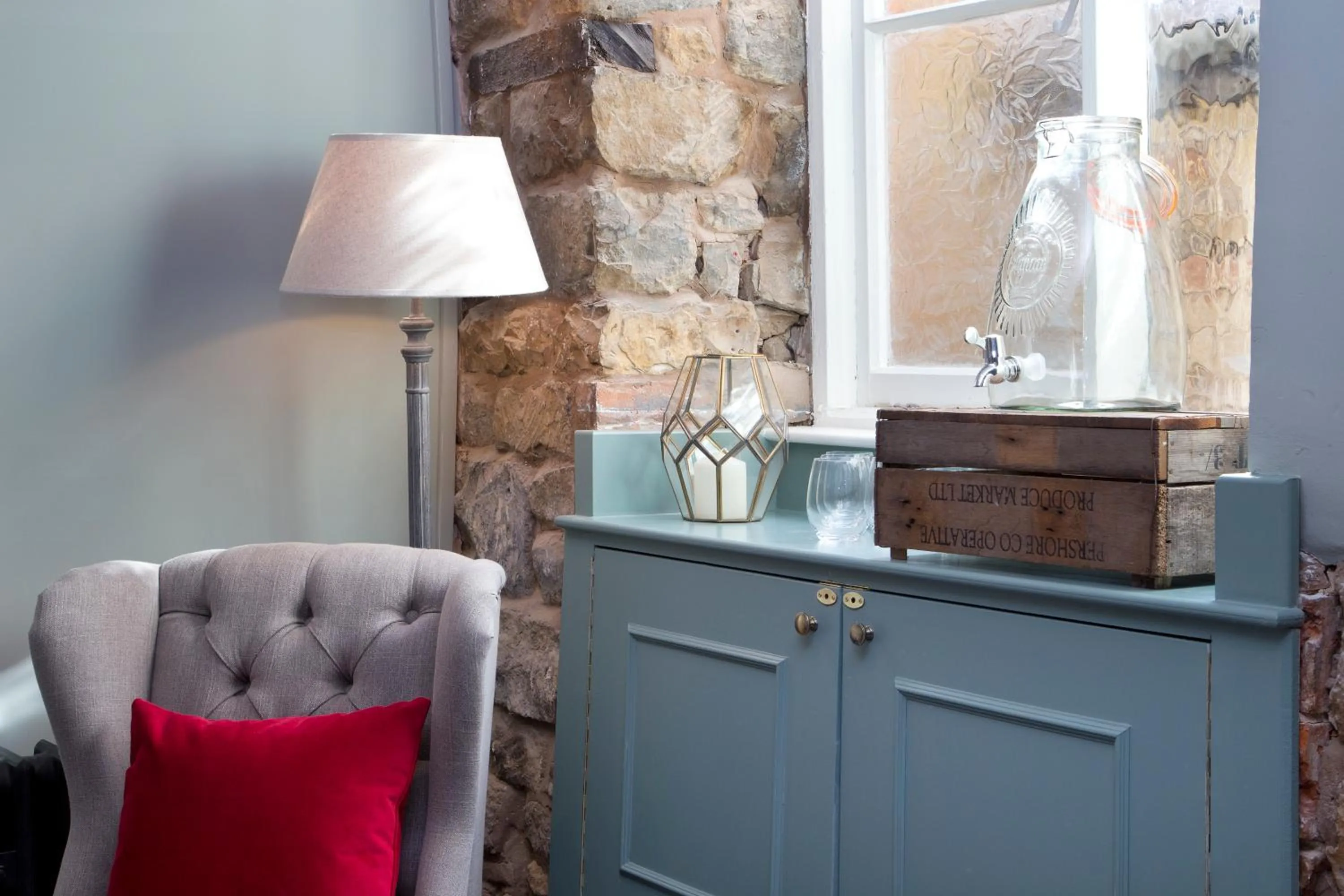 Seating area in The George Townhouse