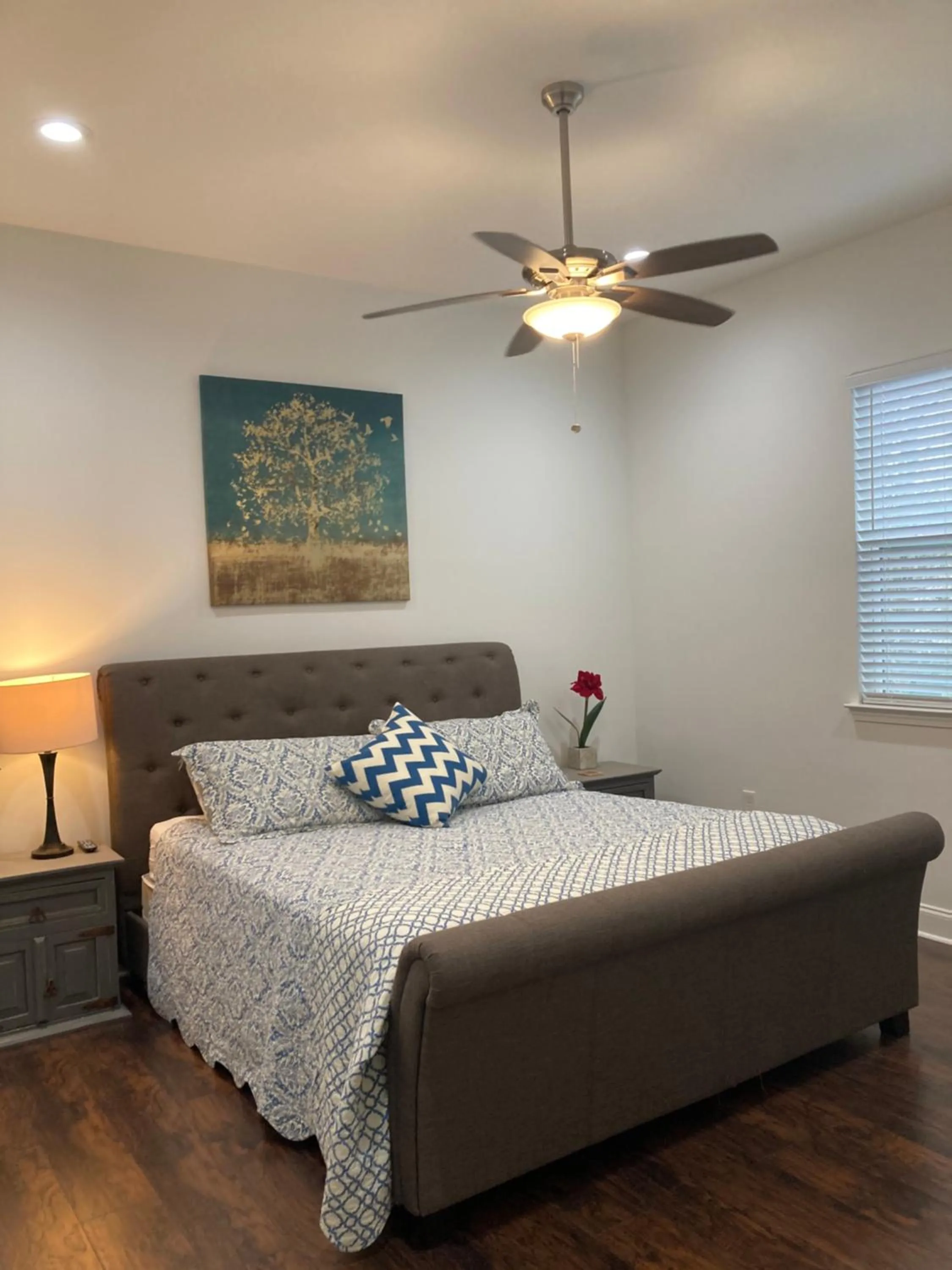 Bed in New Orleans Home Sweet Home