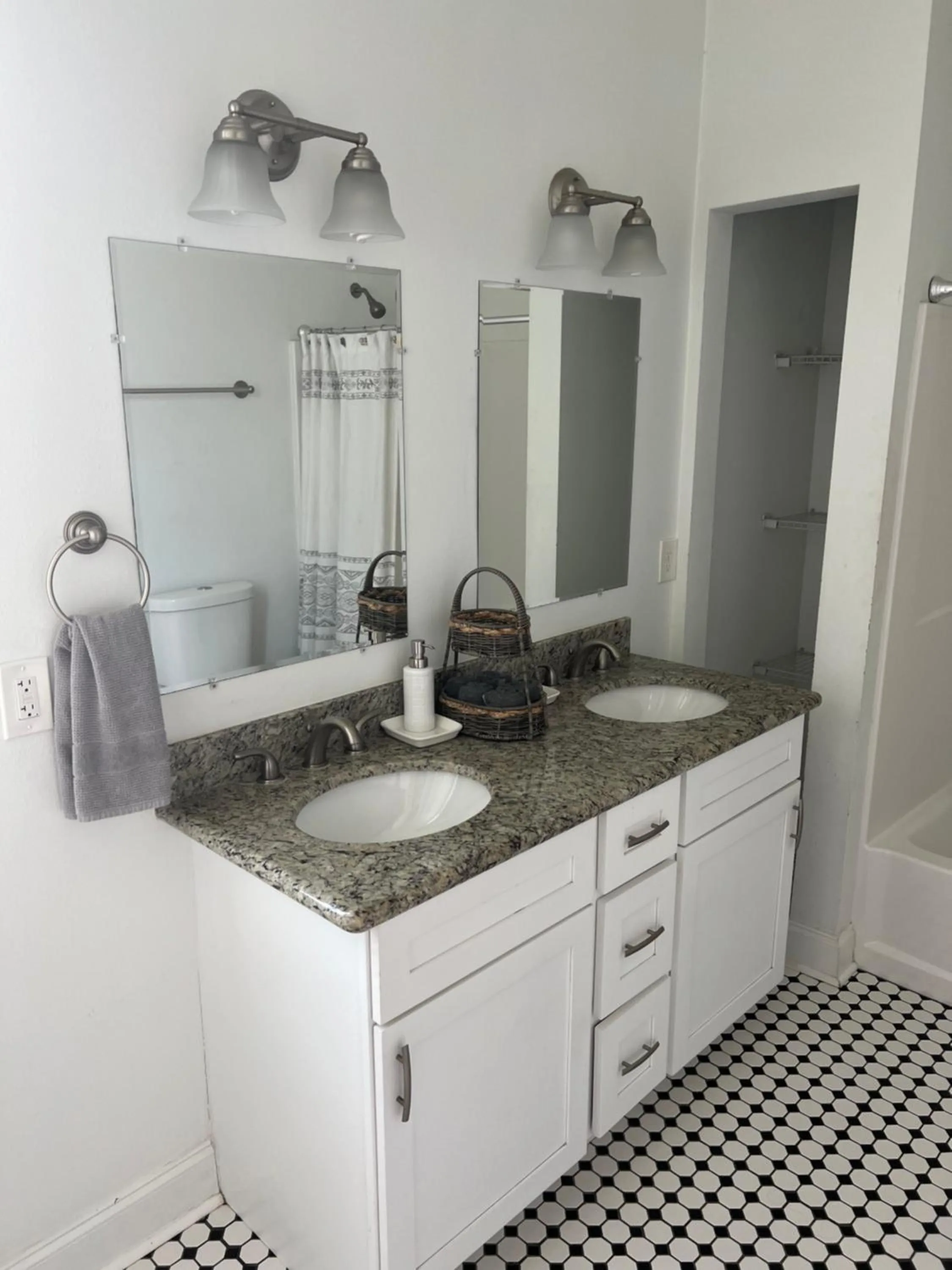 Bathroom in New Orleans Home Sweet Home