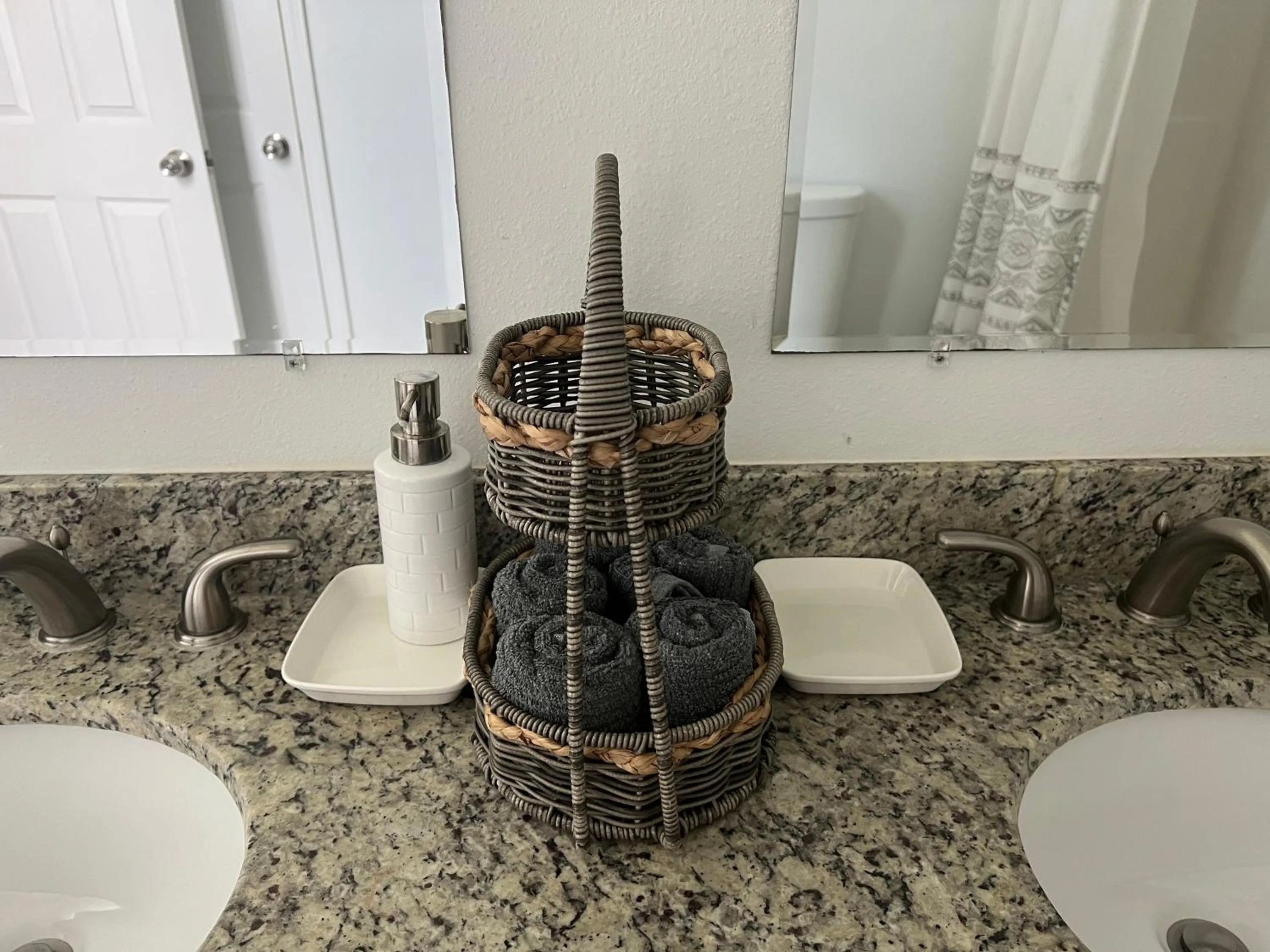 Bathroom in New Orleans Home Sweet Home