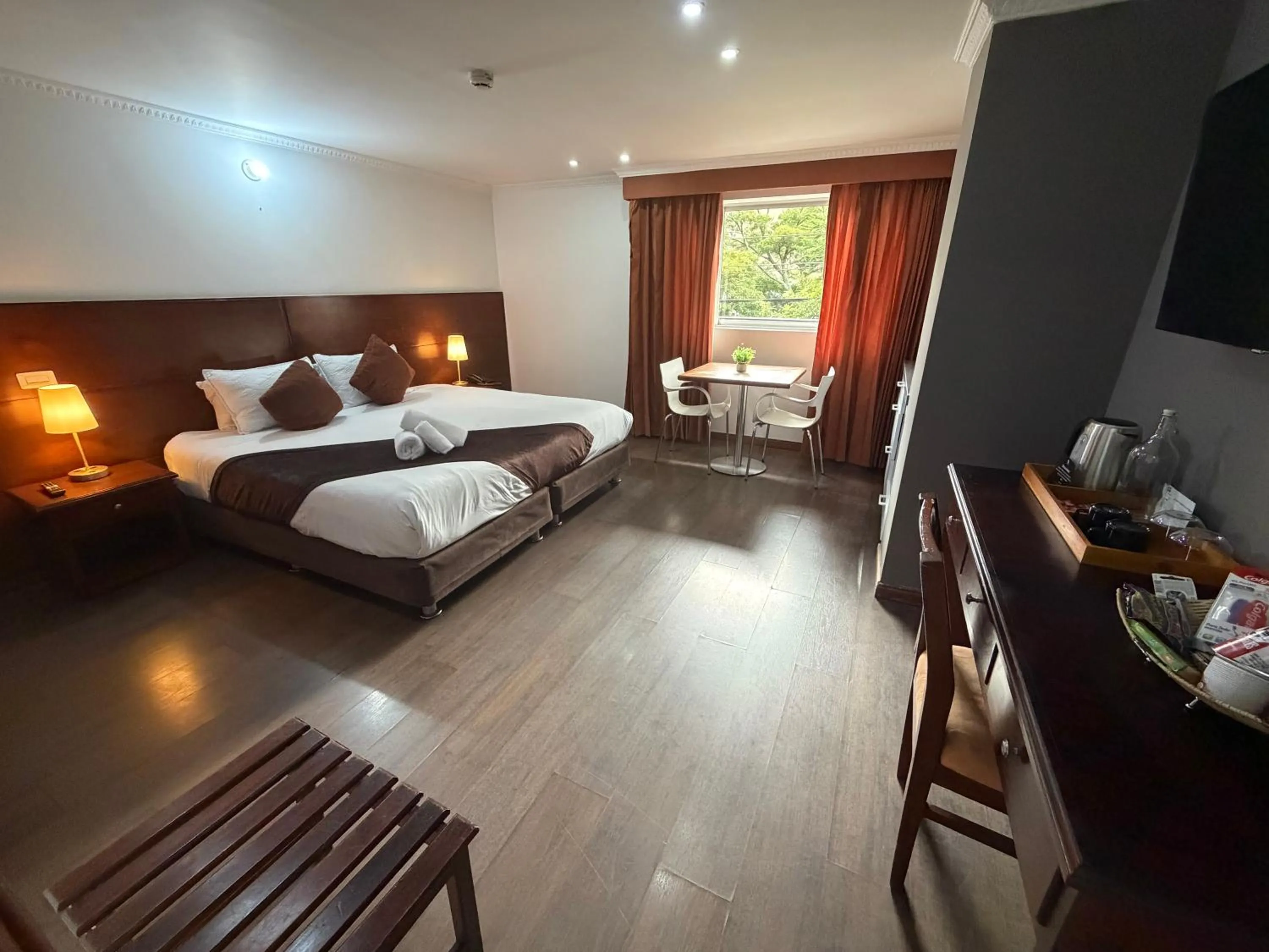 Bed in Blu Inn Hotel