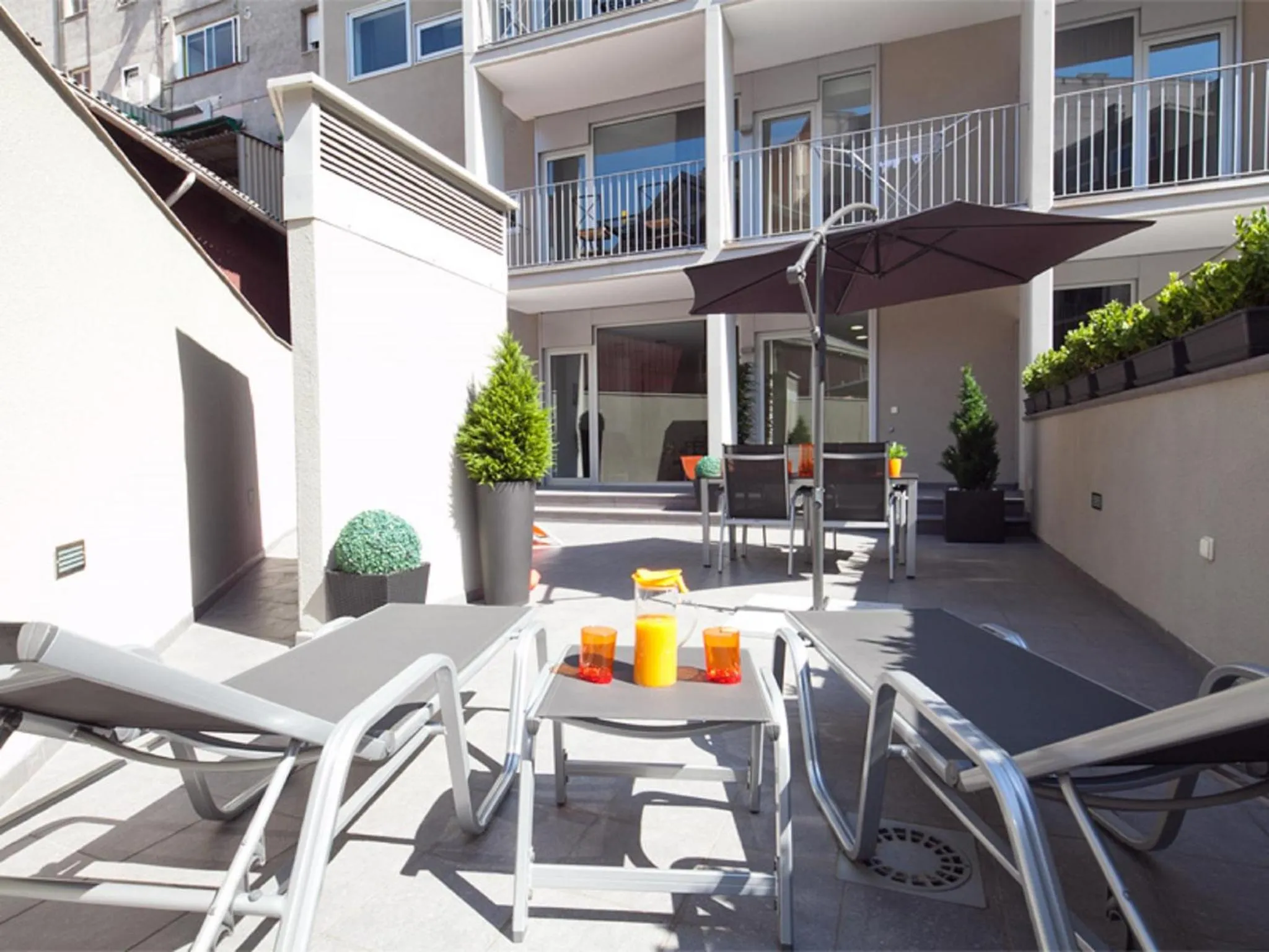 Patio in Charmsuites Paralel