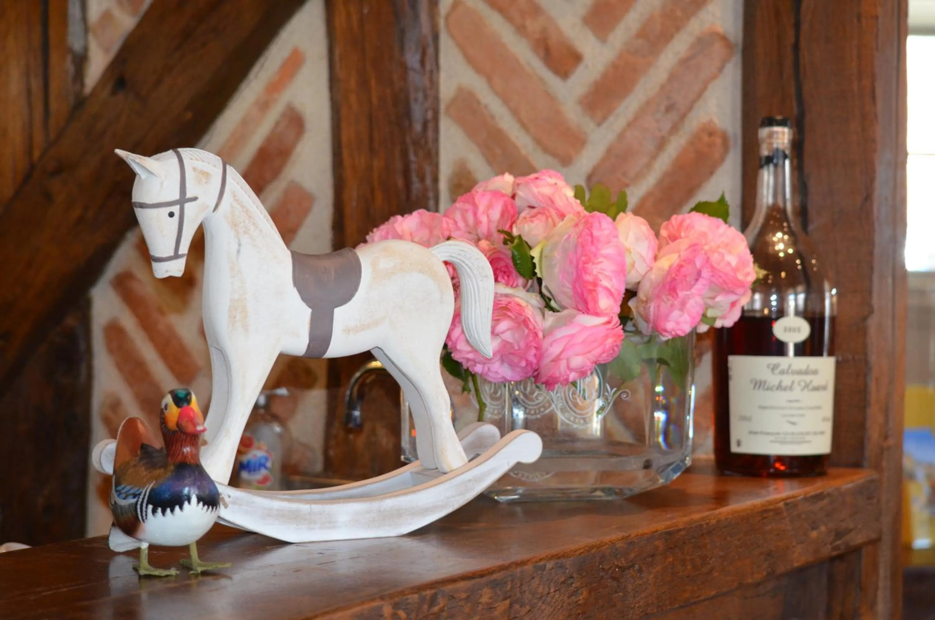 Drinks in Logis Hôtel Auberge du Cheval Blanc