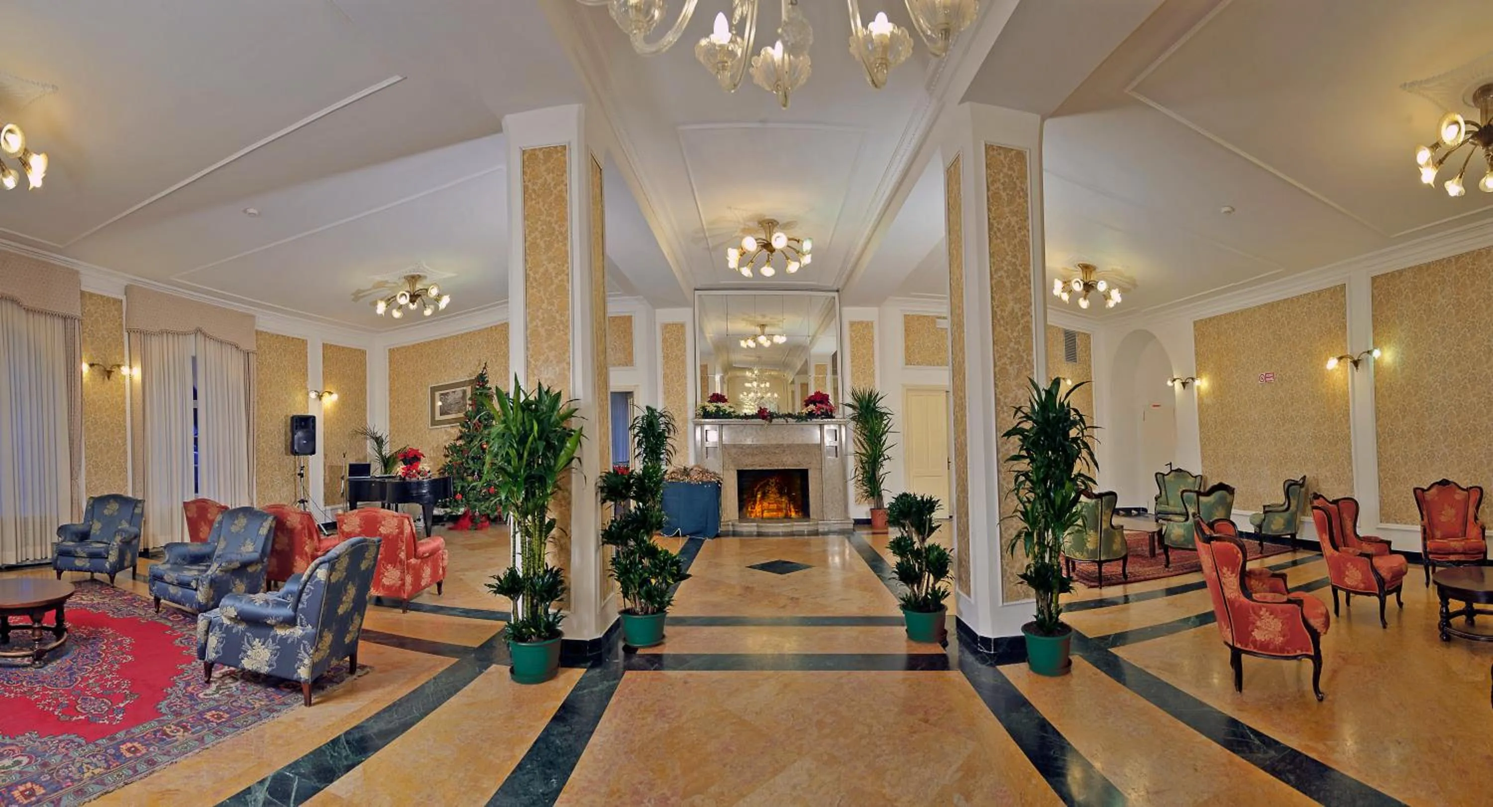 Lobby or reception in TH San Martino - Majestic Dolomiti Hotel