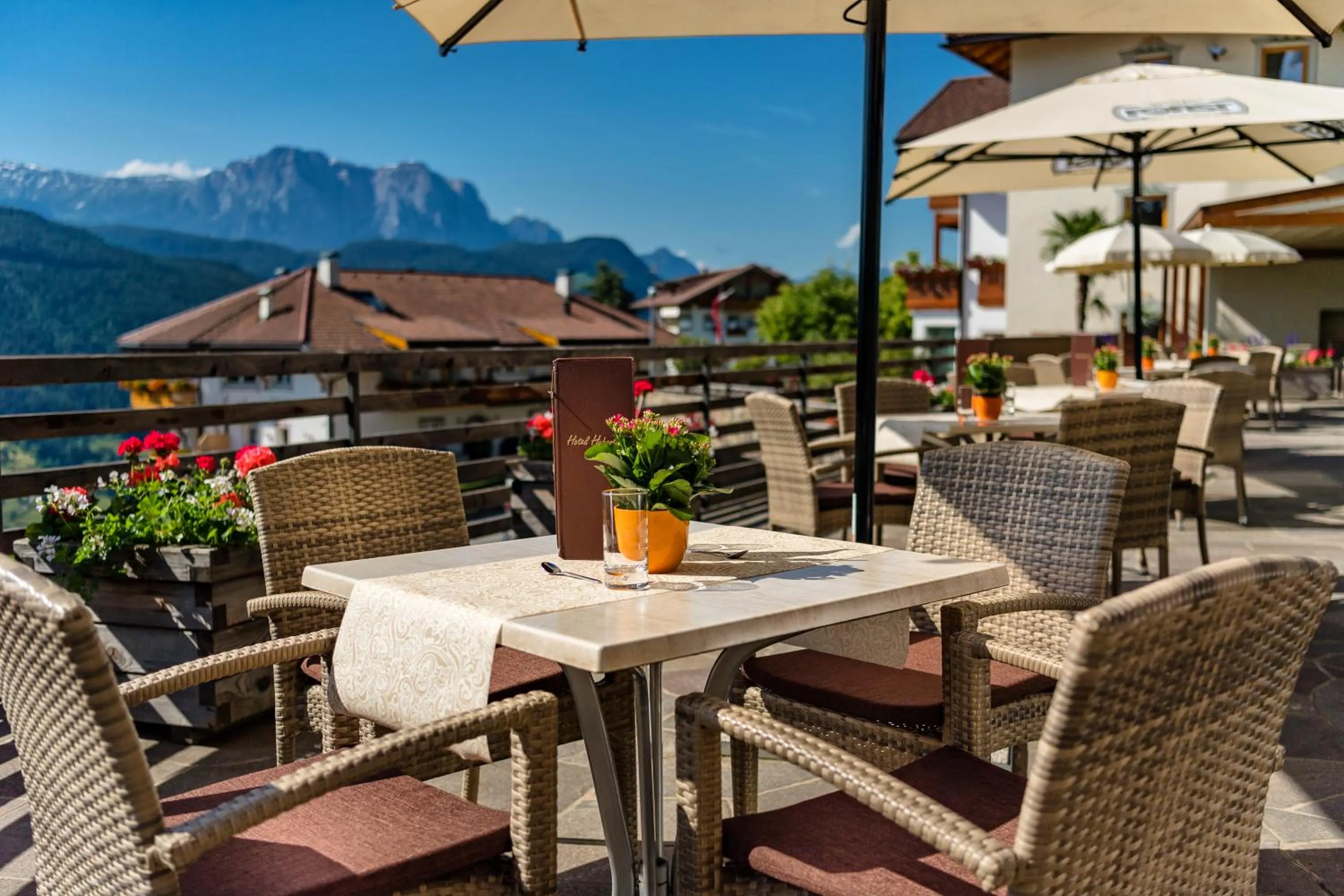 Balcony/Terrace in Aktiv & Relax Hotel Hubertus