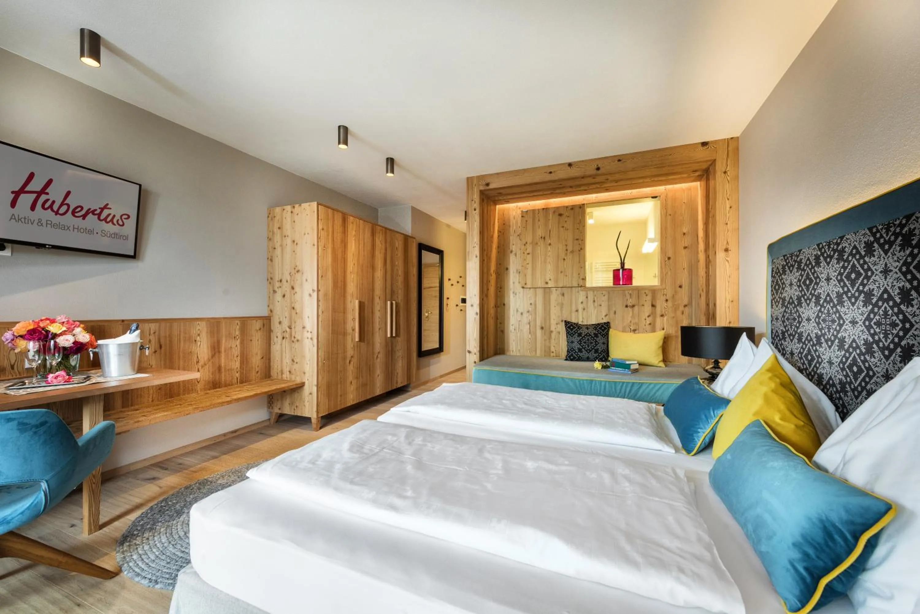 Photo of the whole room, Bed in Aktiv & Relax Hotel Hubertus