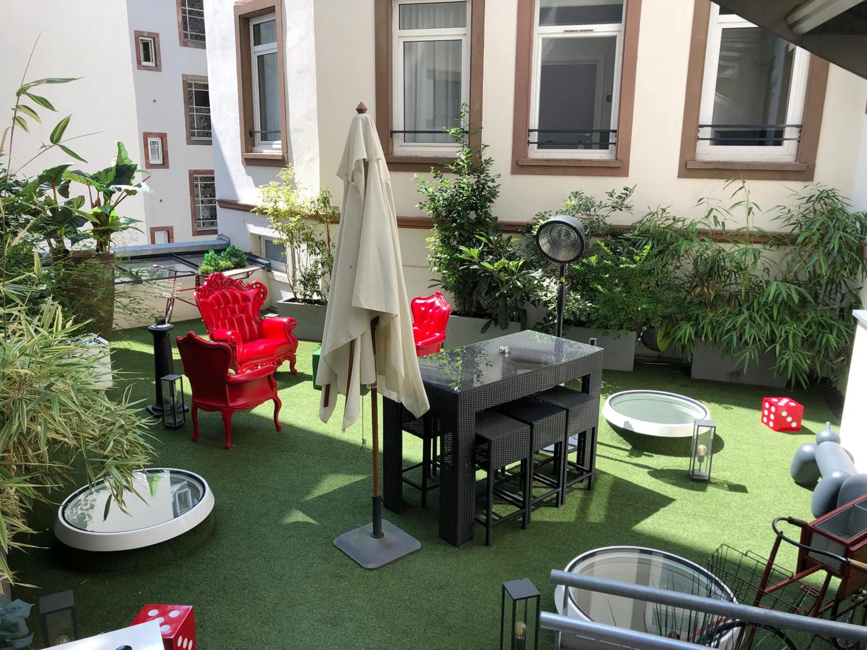 Balcony/Terrace in Hotel Arok