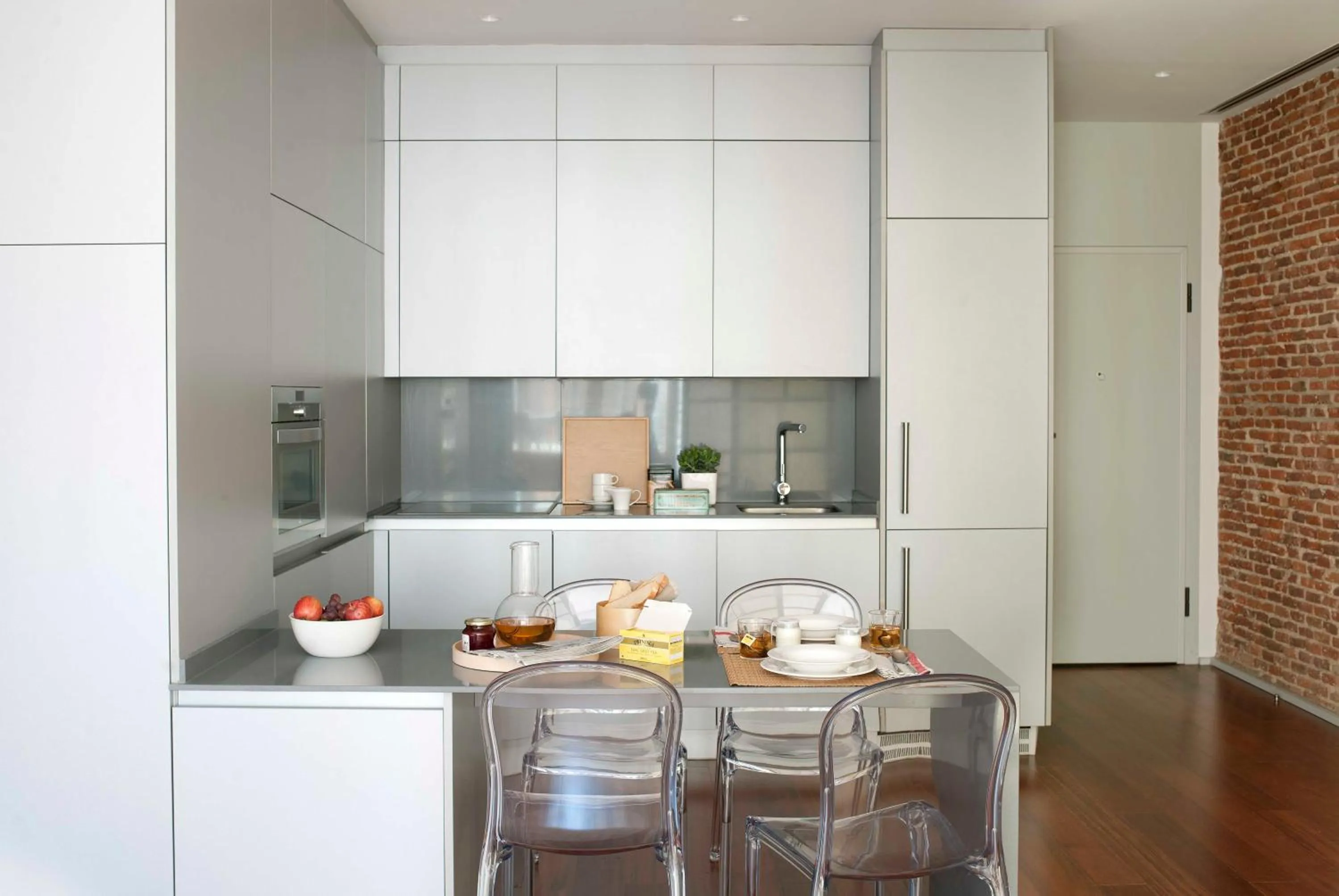 Kitchen or kitchenette in Eric Vökel Boutique Apartments - Madrid Suites