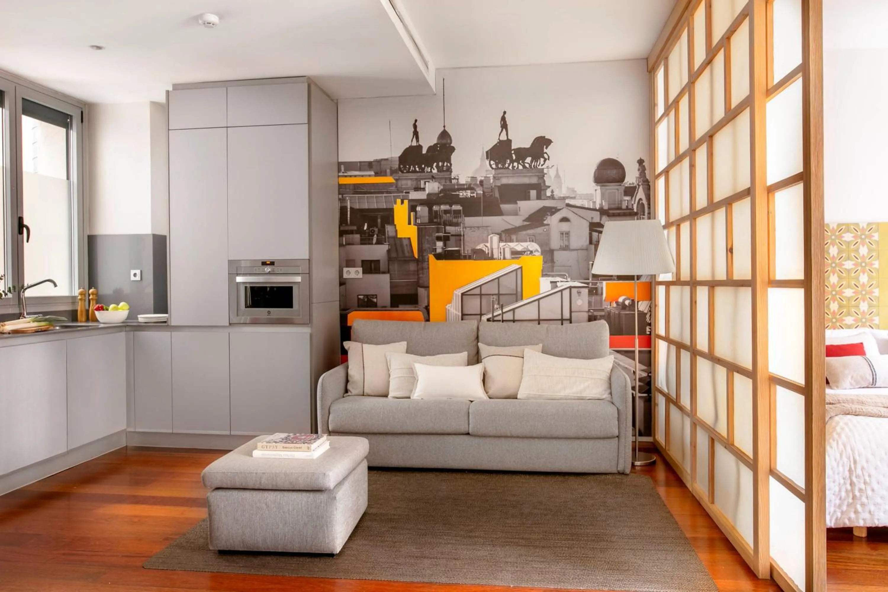 Kitchen or kitchenette in Eric Vökel Boutique Apartments - Madrid Suites