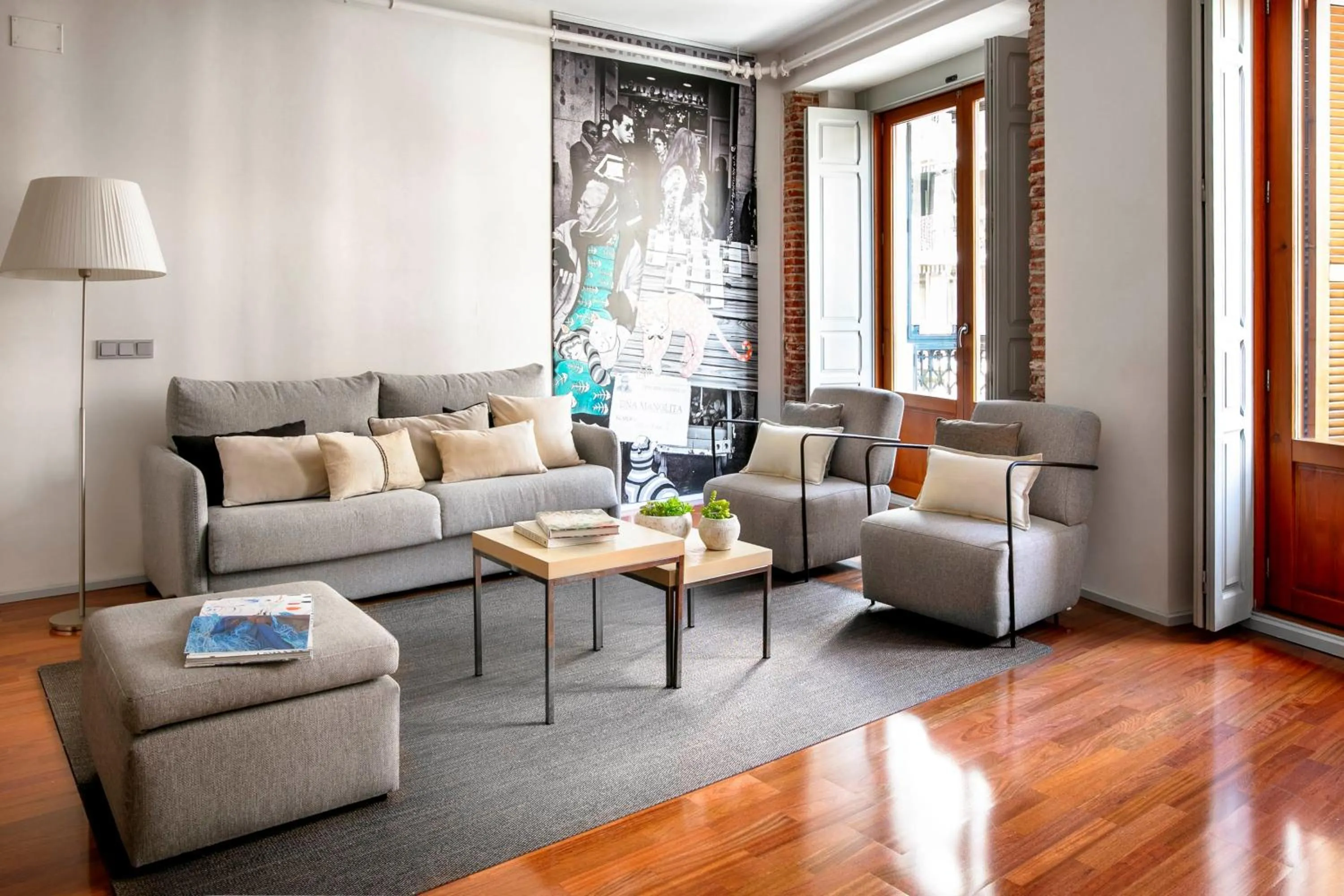 Seating area in Eric Vökel Boutique Apartments - Madrid Suites