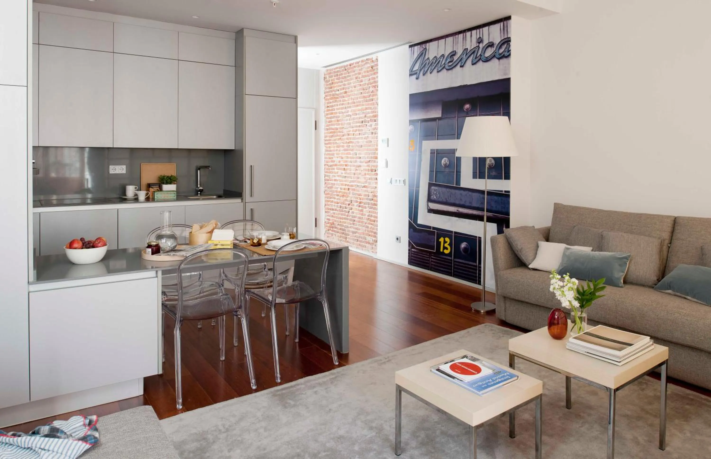 Kitchen or kitchenette in Eric Vökel Boutique Apartments - Madrid Suites