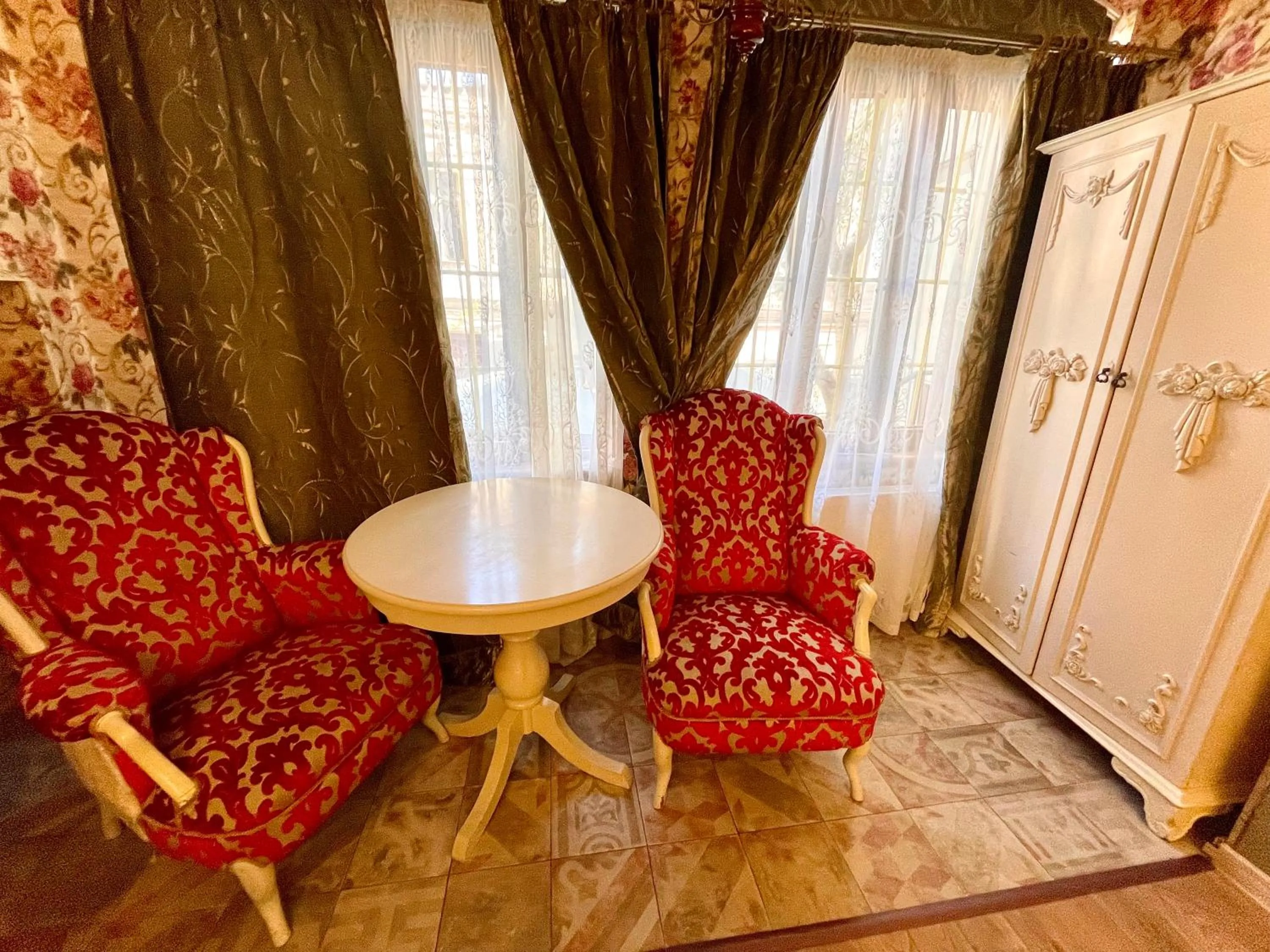 Seating area in Silver 34 Boutique