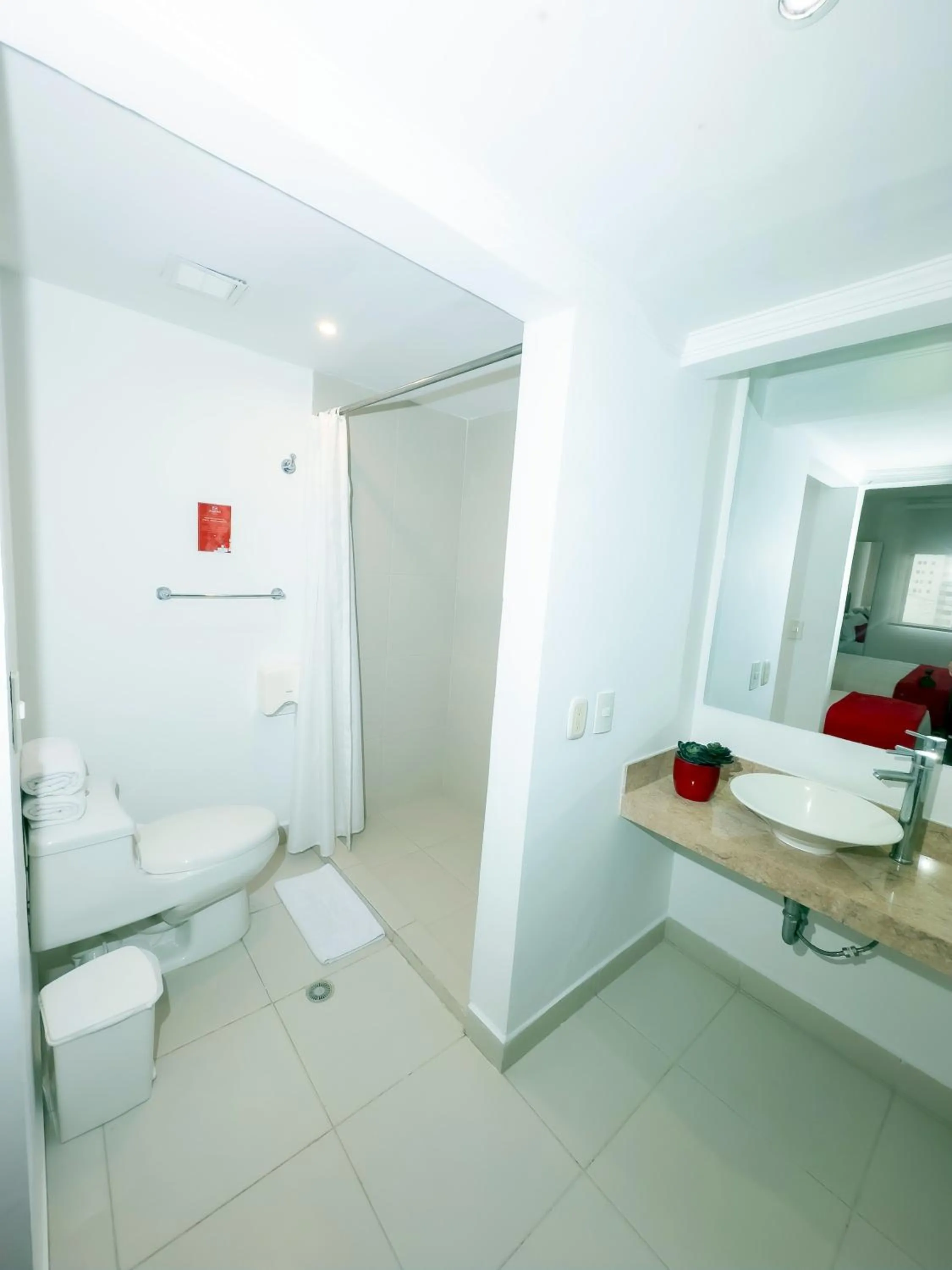 Shower in Zalmedina Hotel