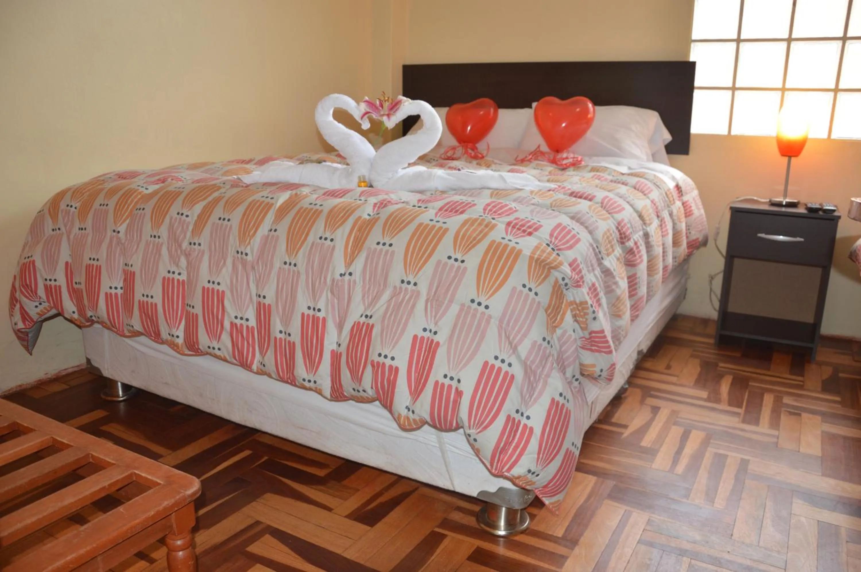 Bed in Hostal Wasichay