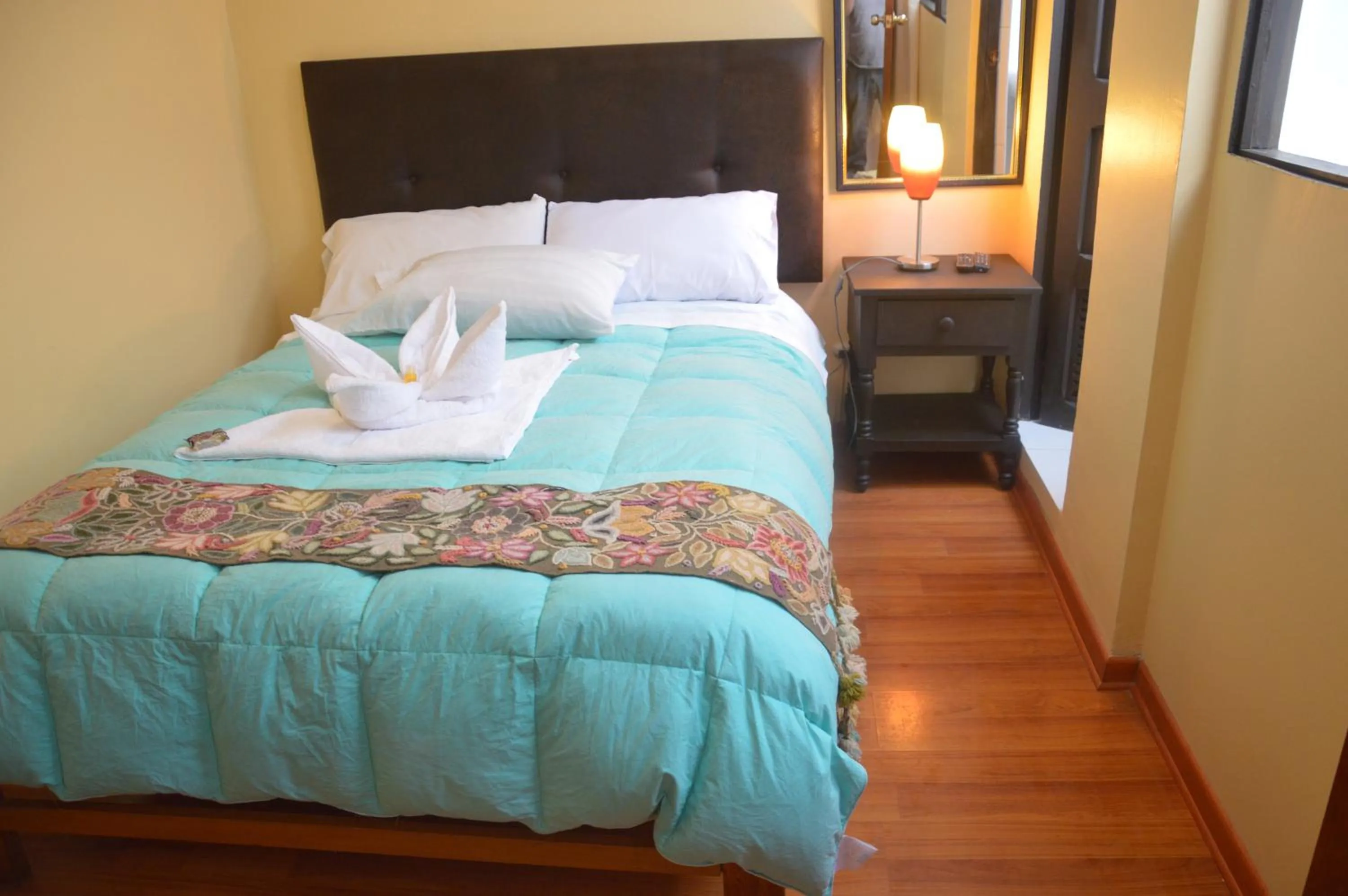 Bed in Hostal Wasichay