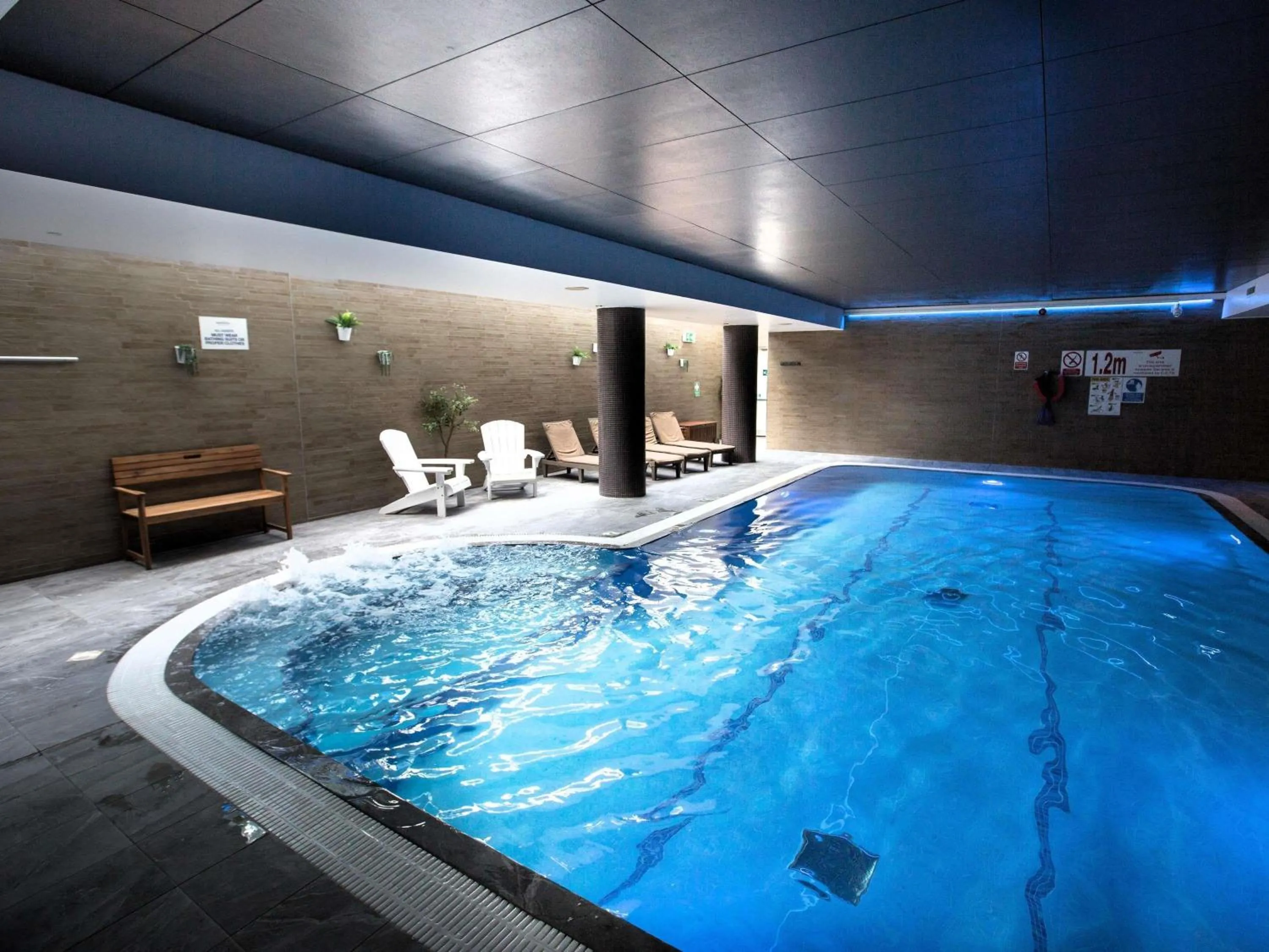 Pool view in Novotel Edinburgh Park