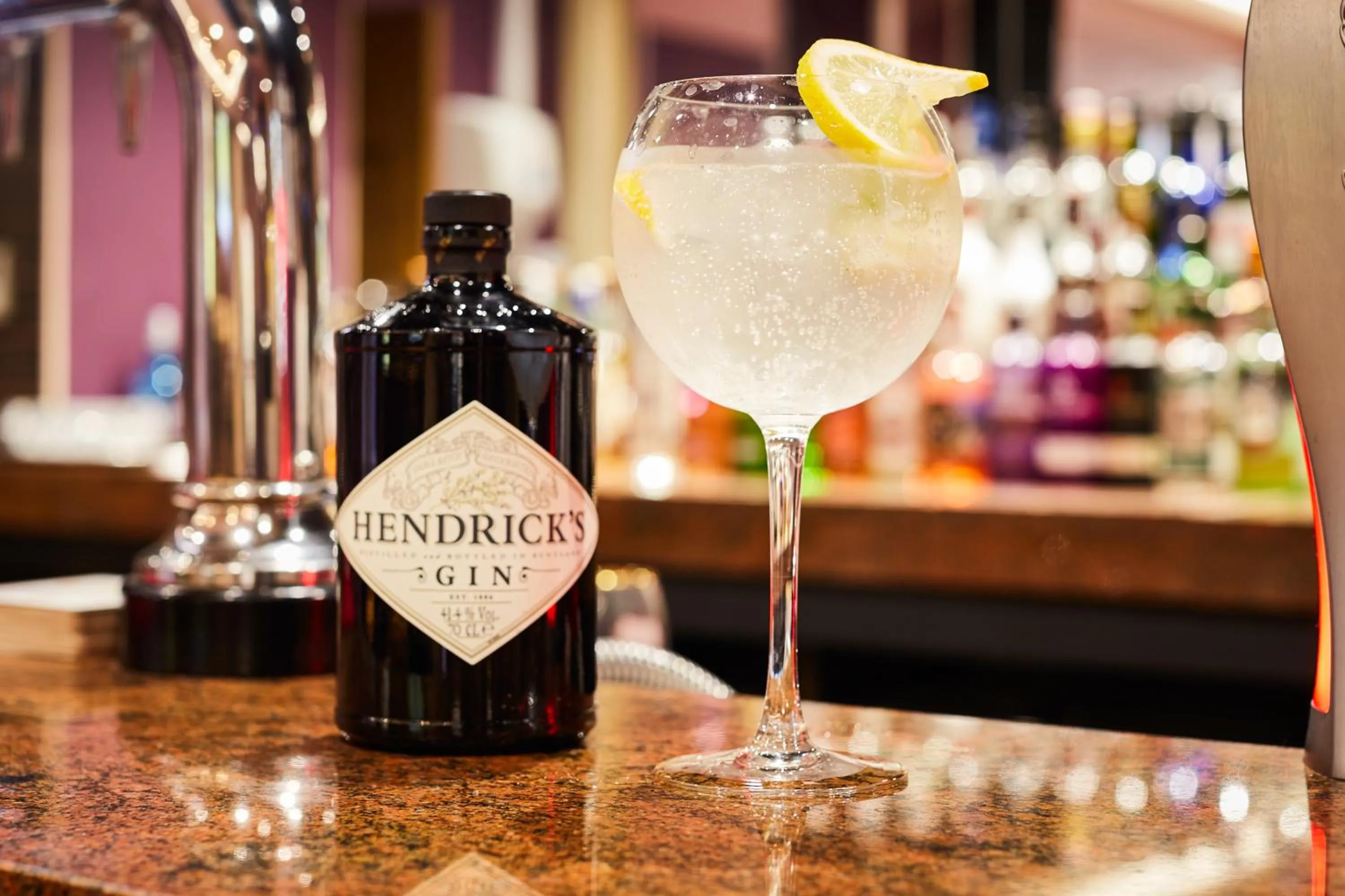 Alcoholic drinks in Mercure St Helens