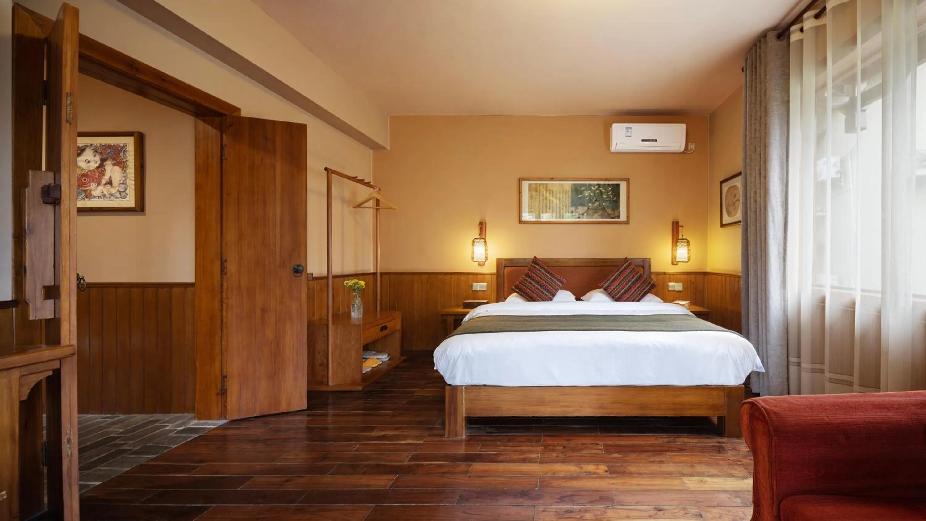 Decorative detail, Bed in Moondance Boutique Resort