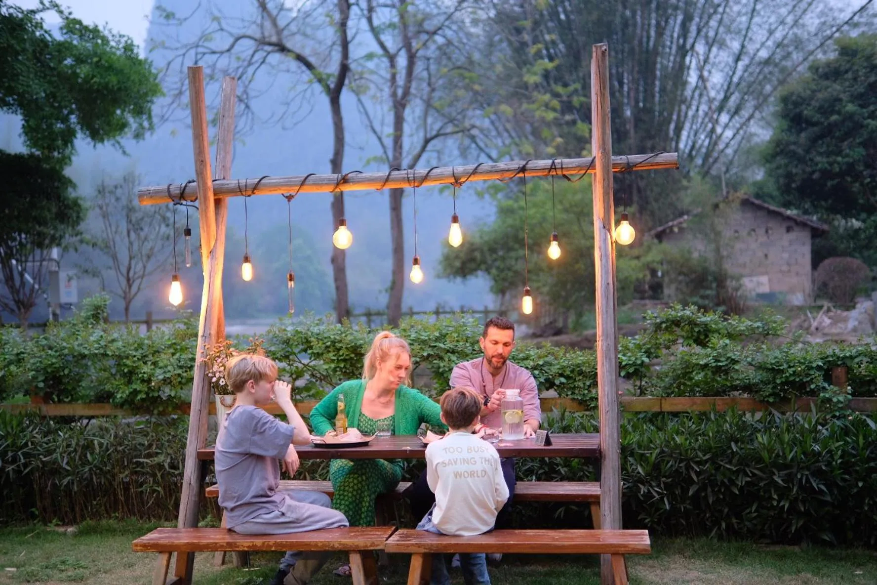 People in Moondance Boutique Resort