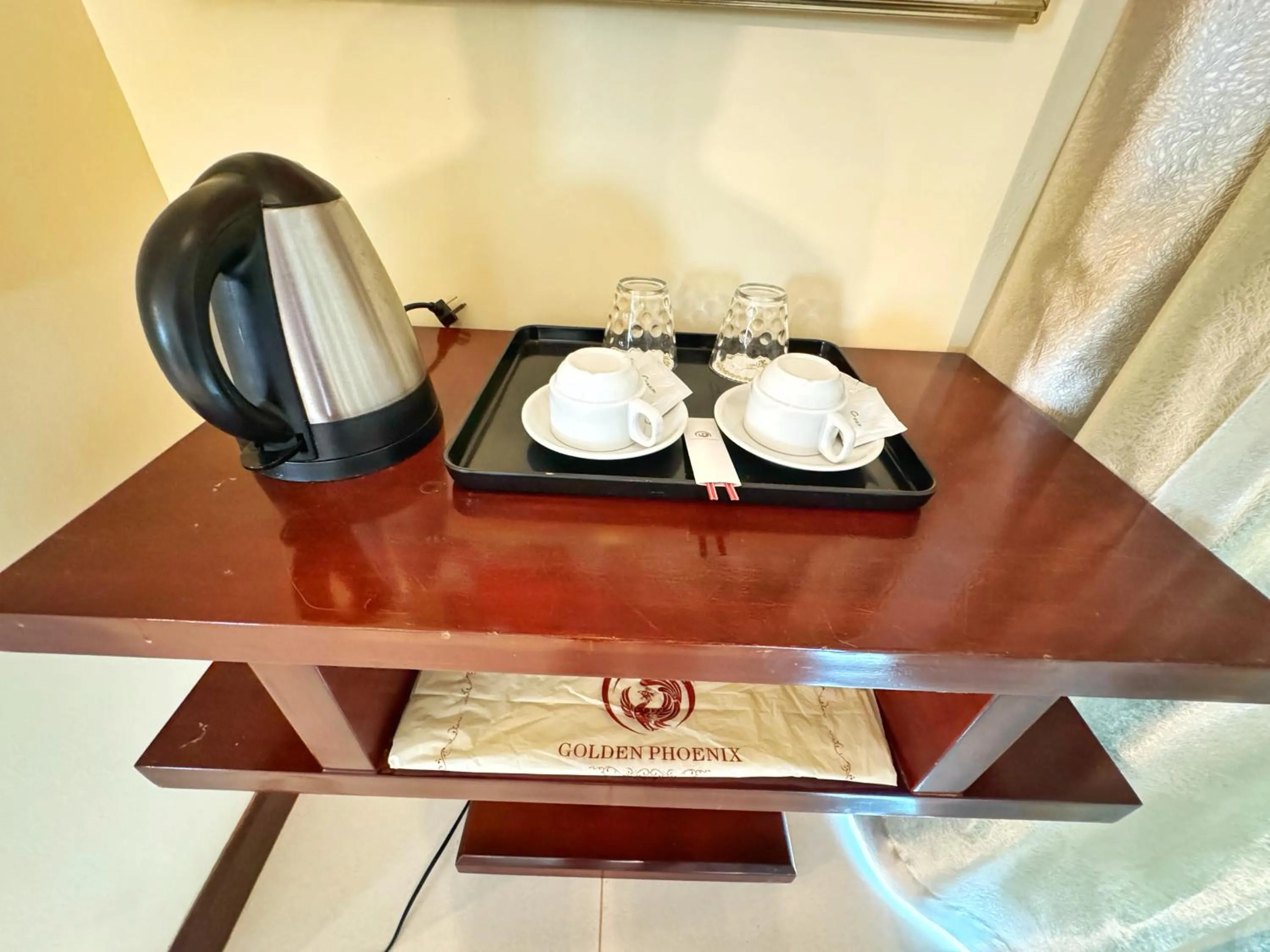 Coffee/tea facilities in Golden Phoenix Hotel Boracay