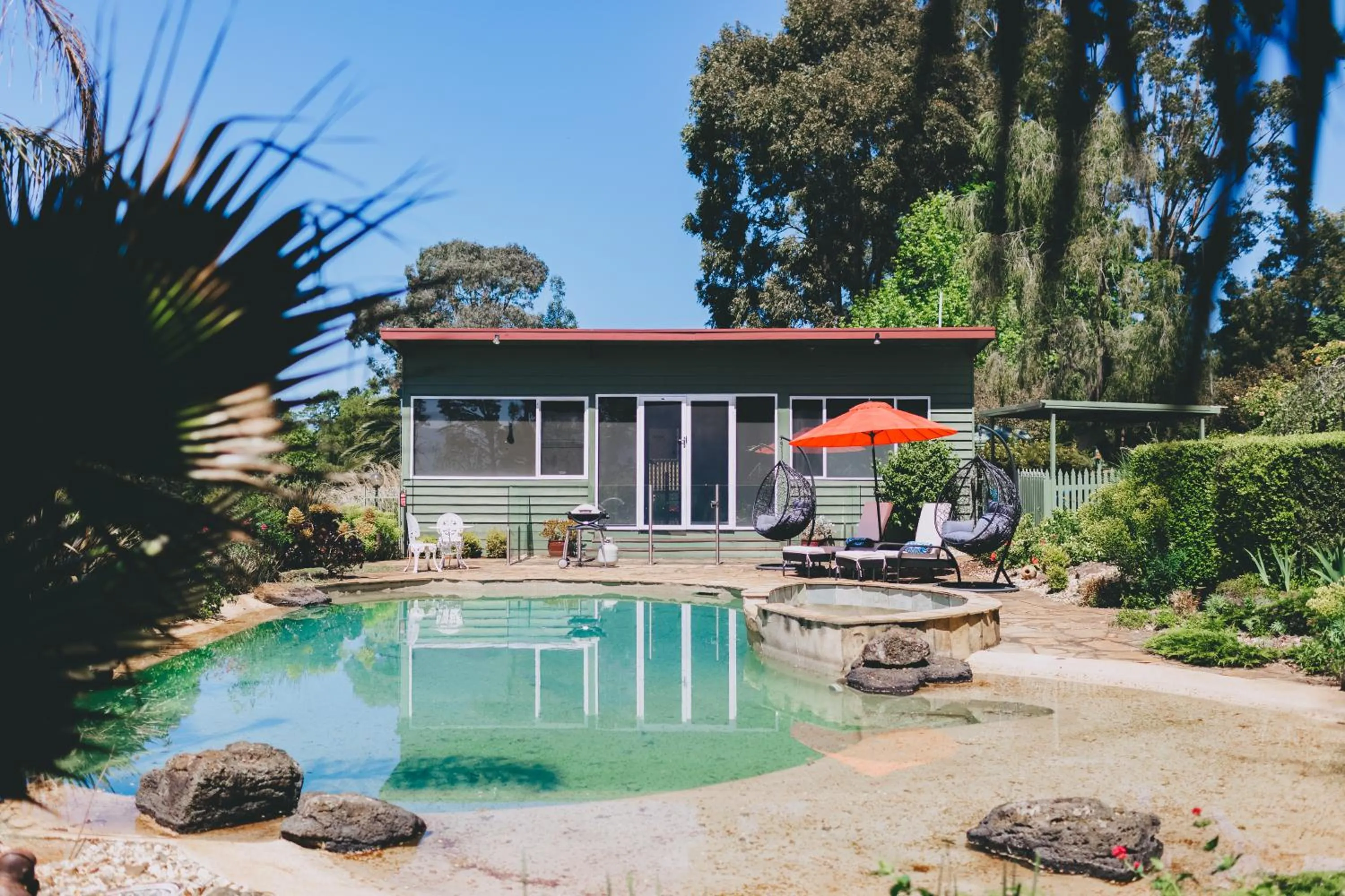 Pool view in Dalblair Bed & Breakfast