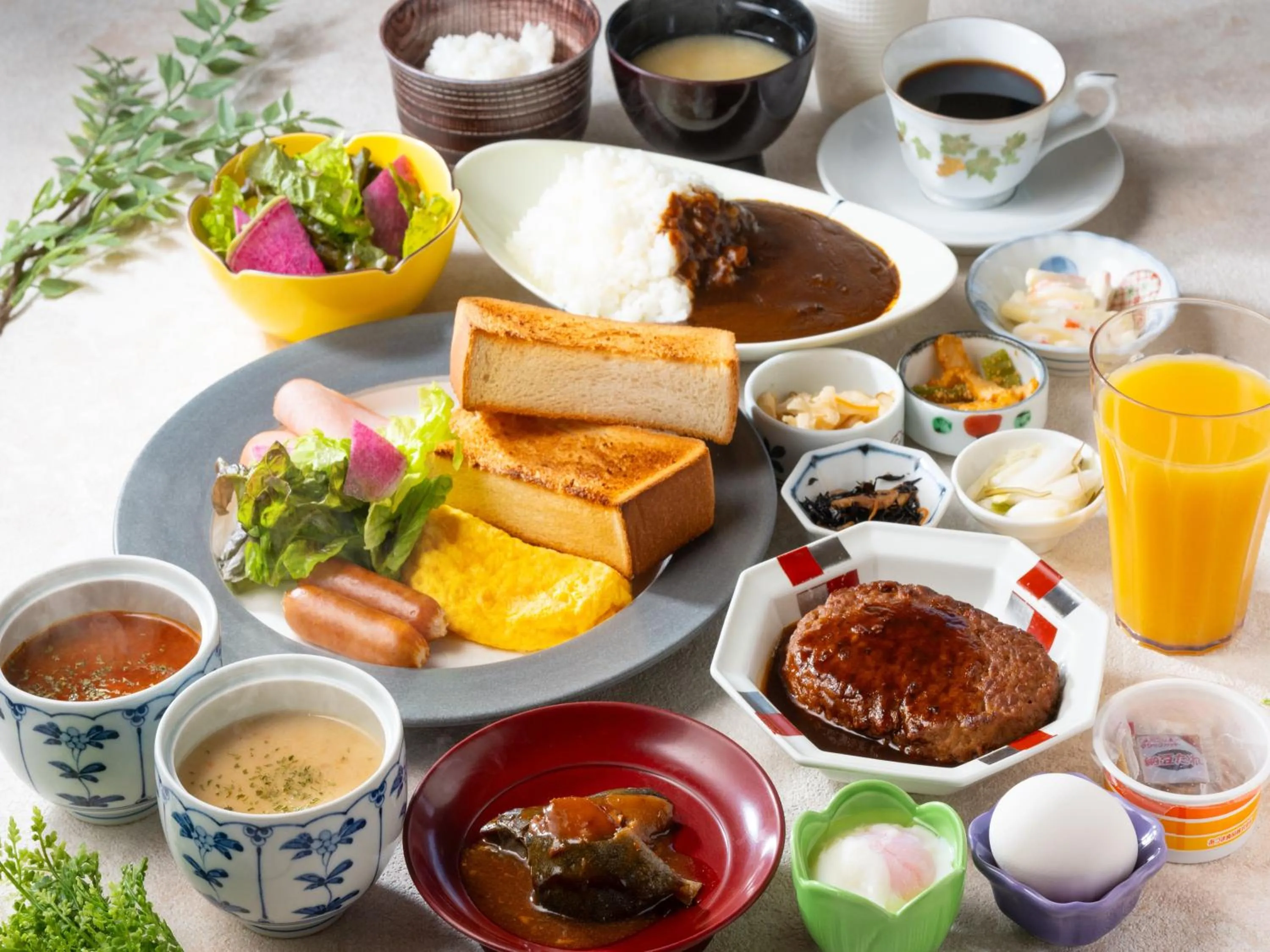 Breakfast in APA Hotel Nihonbashi Hamacho Ekiminami