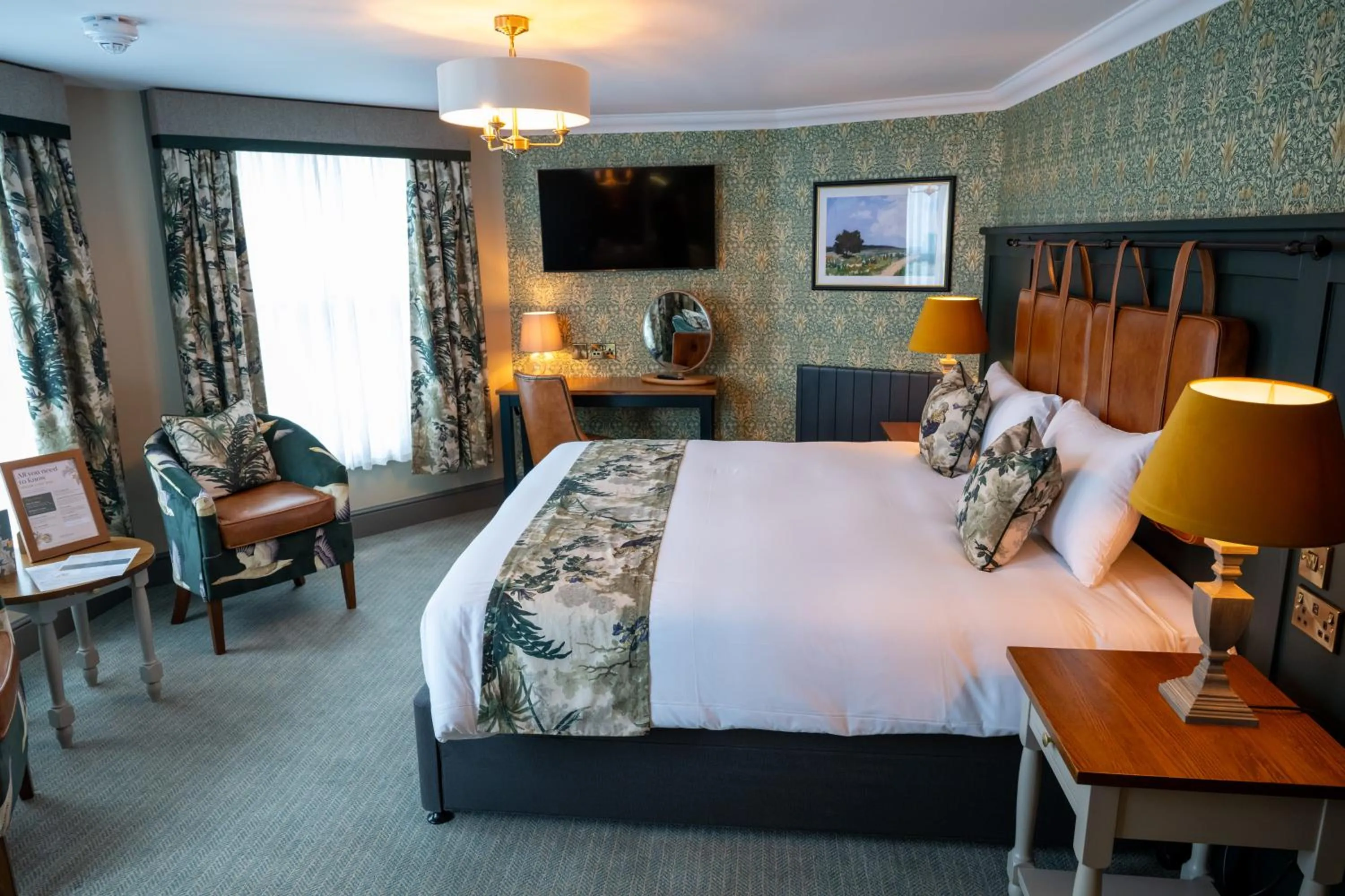 Bedroom, Bed in Wheatsheaf Hotel by Chef & Brewer Collection
