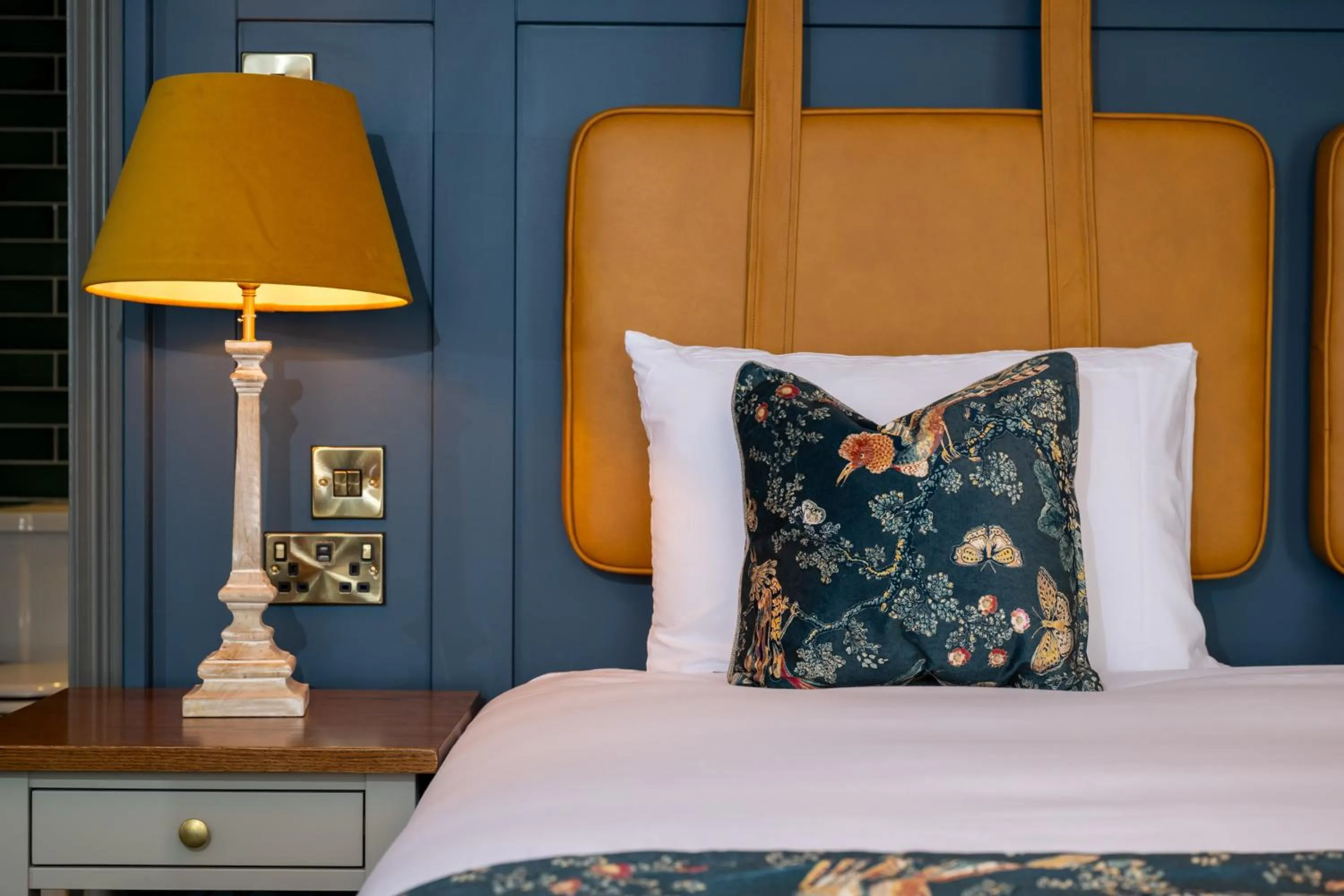 Bedroom, Bed in Wheatsheaf Hotel by Chef & Brewer Collection