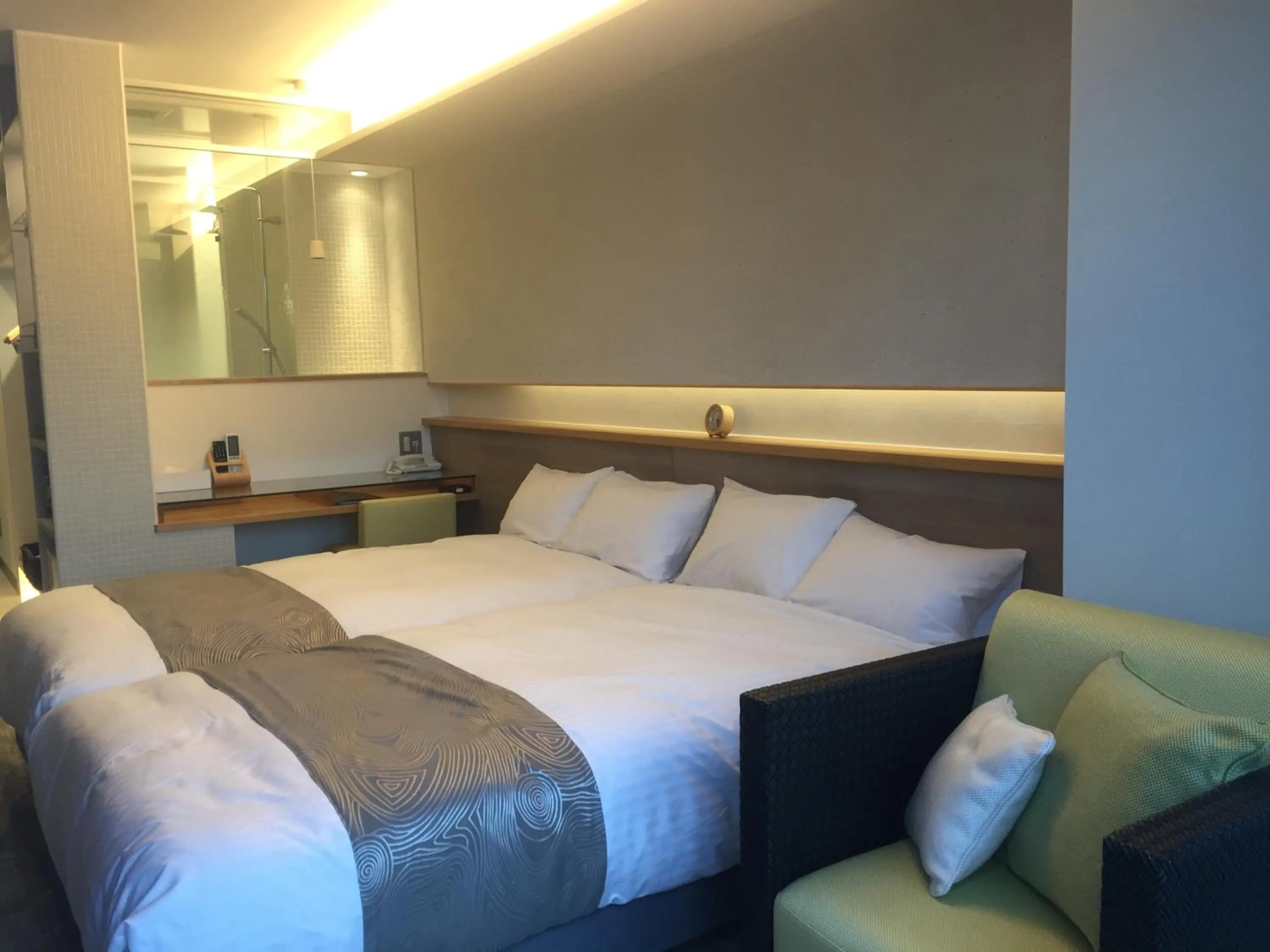 Bed in Hotel Spax Kusatsu