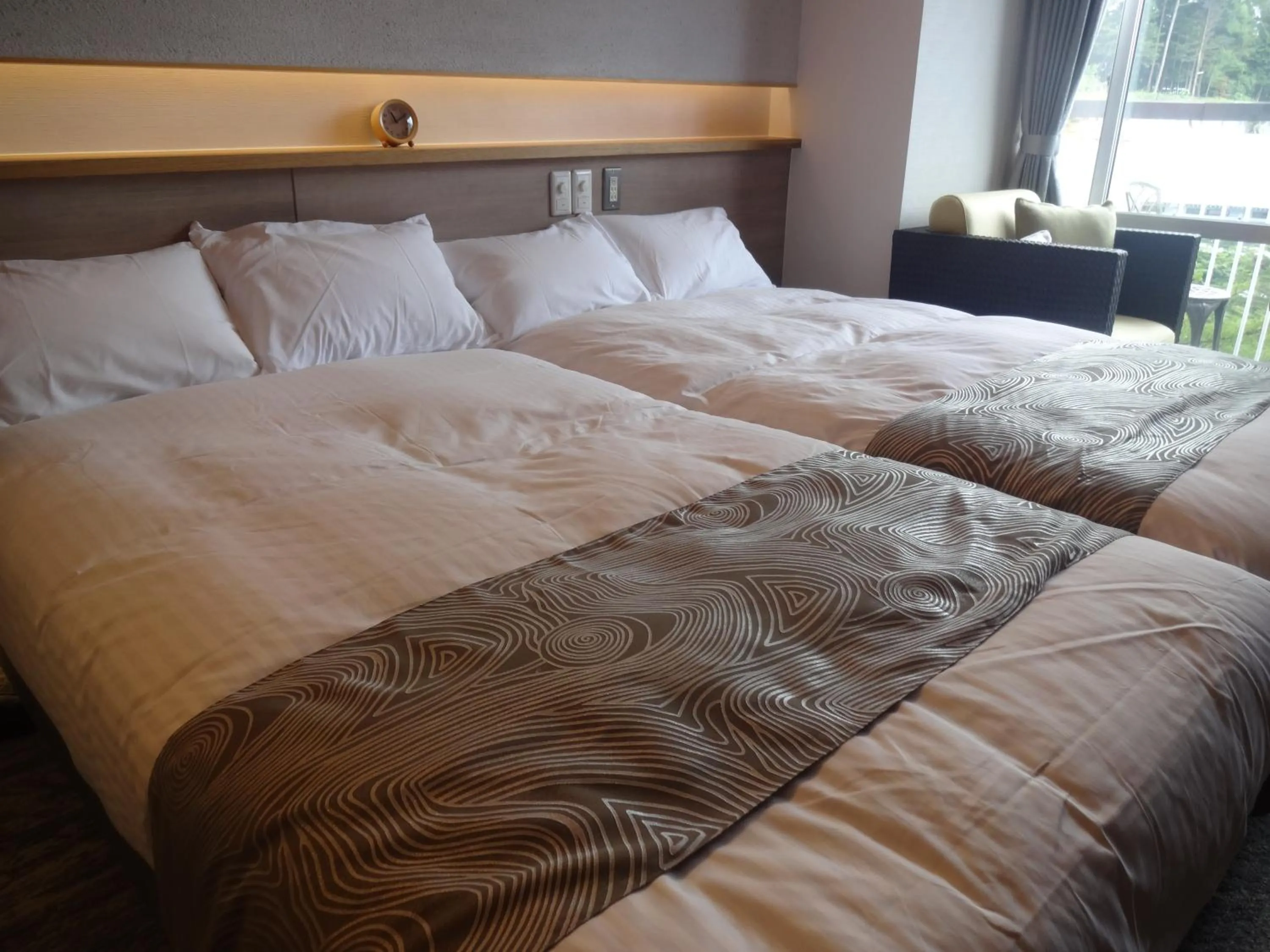 Bed in Hotel Spax Kusatsu