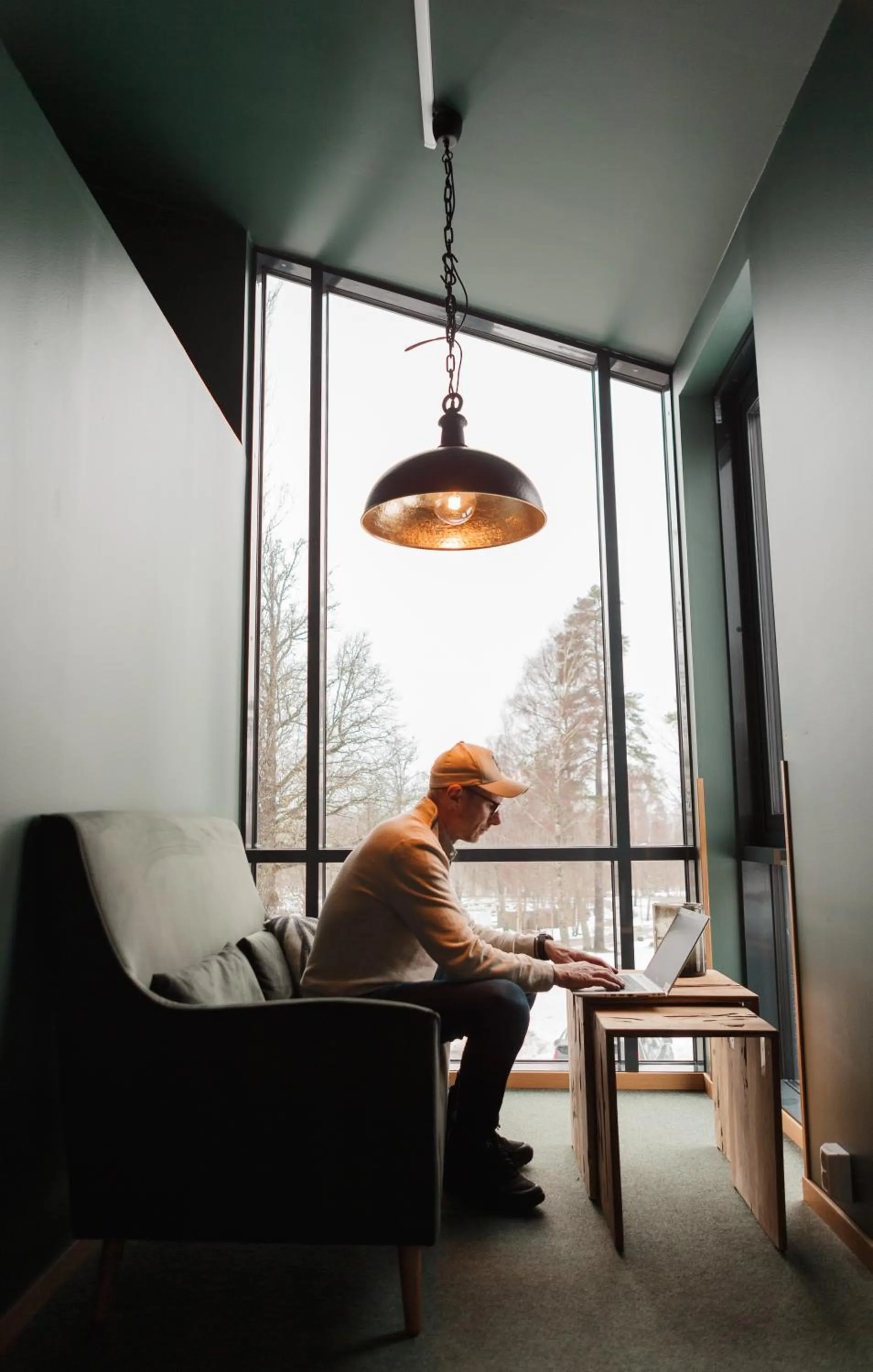 Seating area in Hotell Lassalyckan