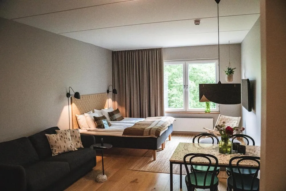 Bed in Hotell Lassalyckan